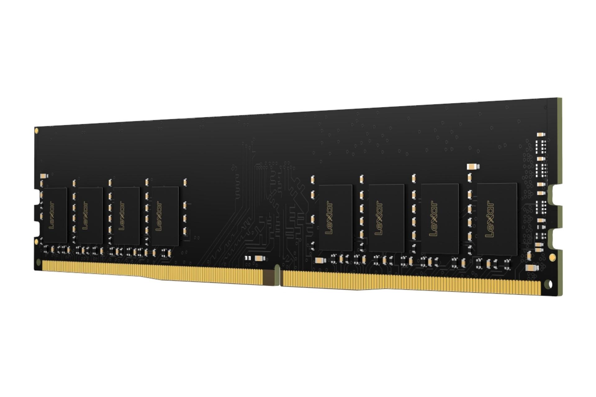 نمای راست حافظه رم لکسار UDIMM Desktop DDR4