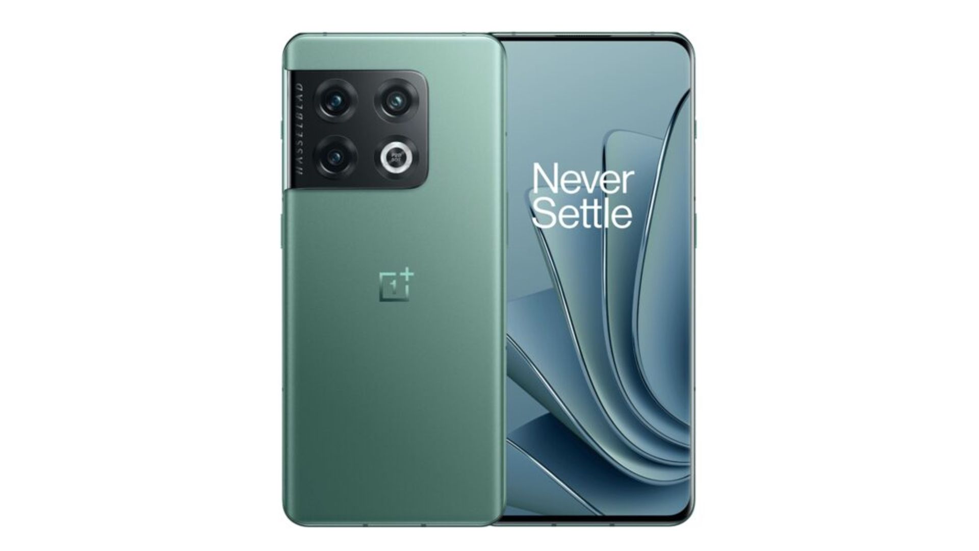 وان پلاس 10 پرو رنگ سبز نمای جلو و عقب