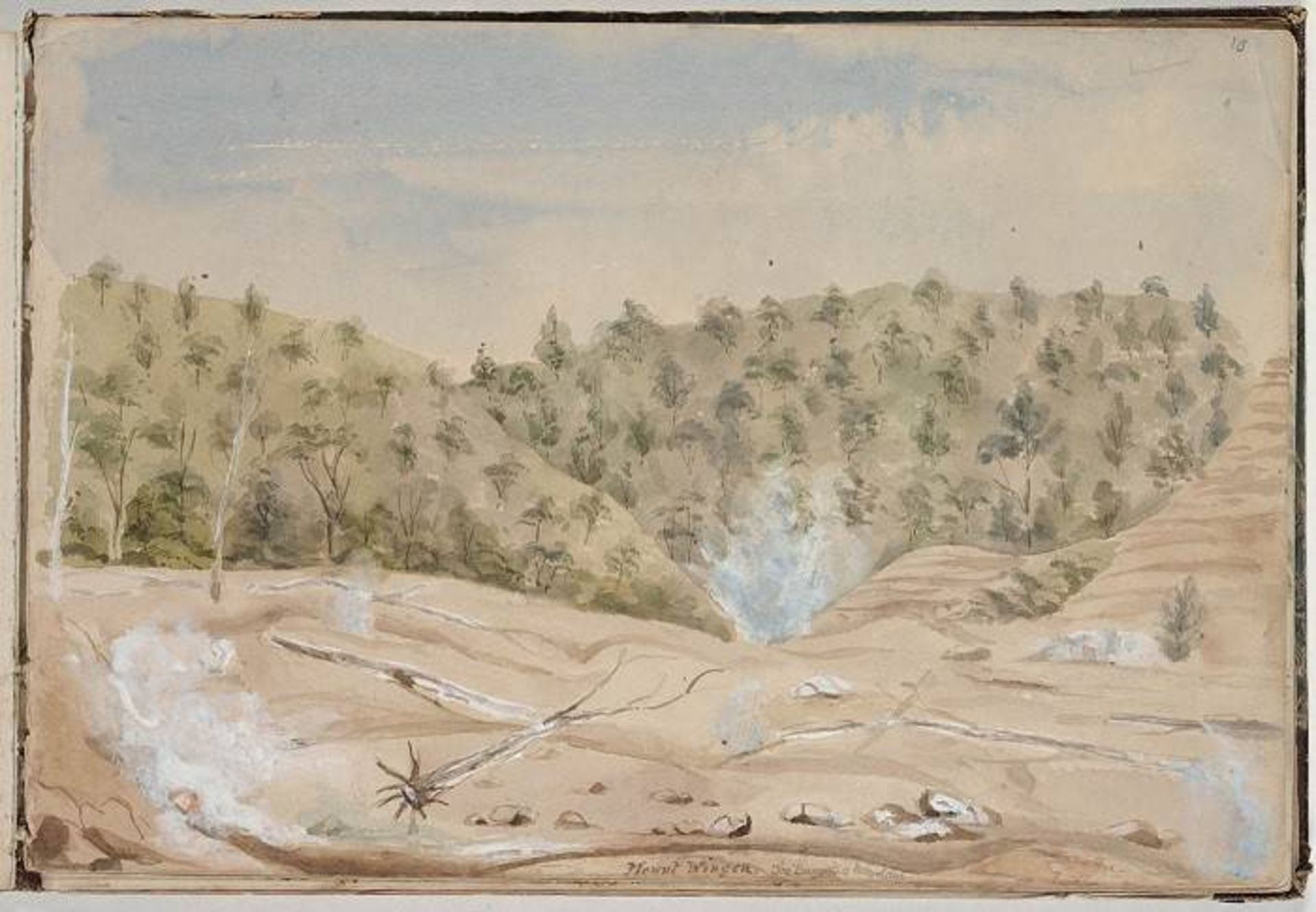 نقاشی کوه وینگن / Painting of Mount Wingen
