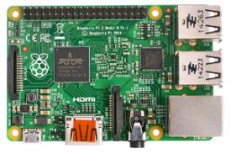 نمای روبرو Mini PC رزبری پای Raspberry Pi 2 Model B
