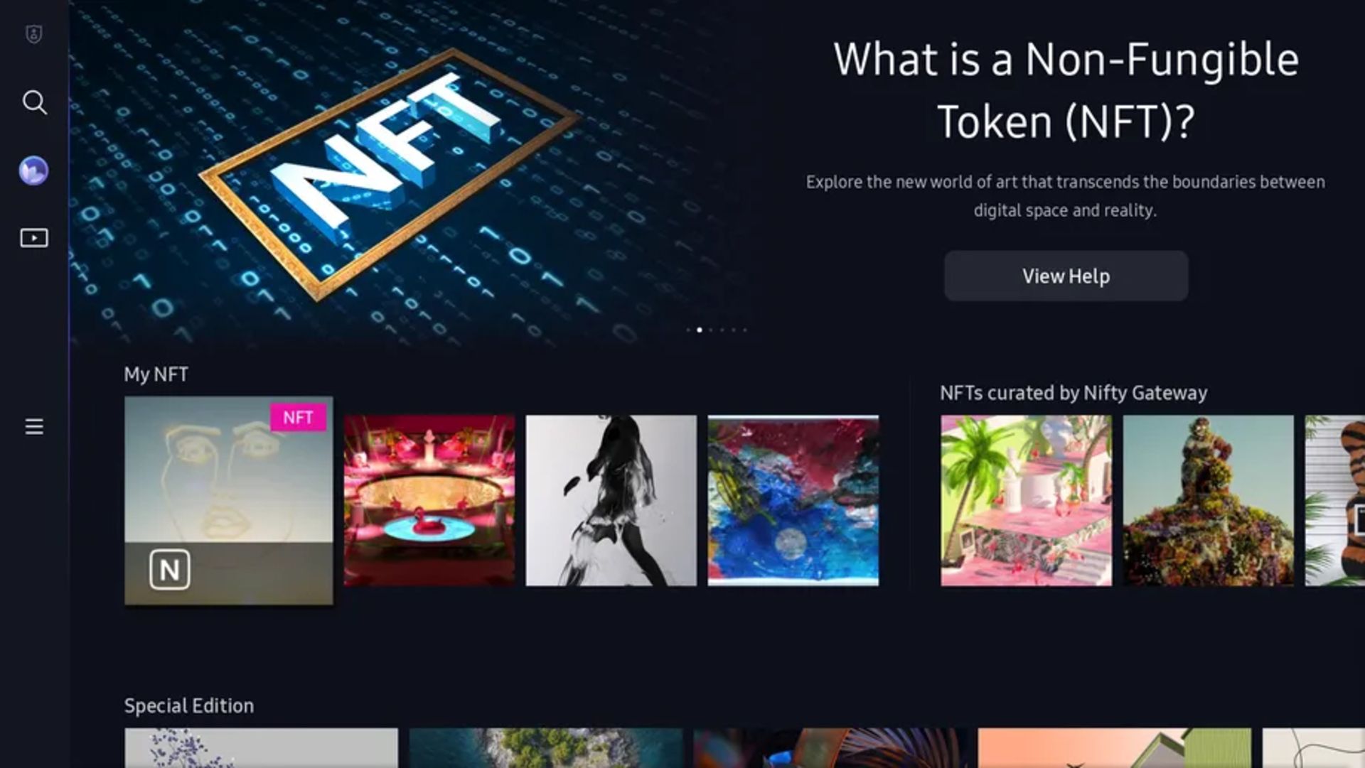 پلتفرم NFT Aggregation تلویزیون ۲۰۲۲ سامسونگ