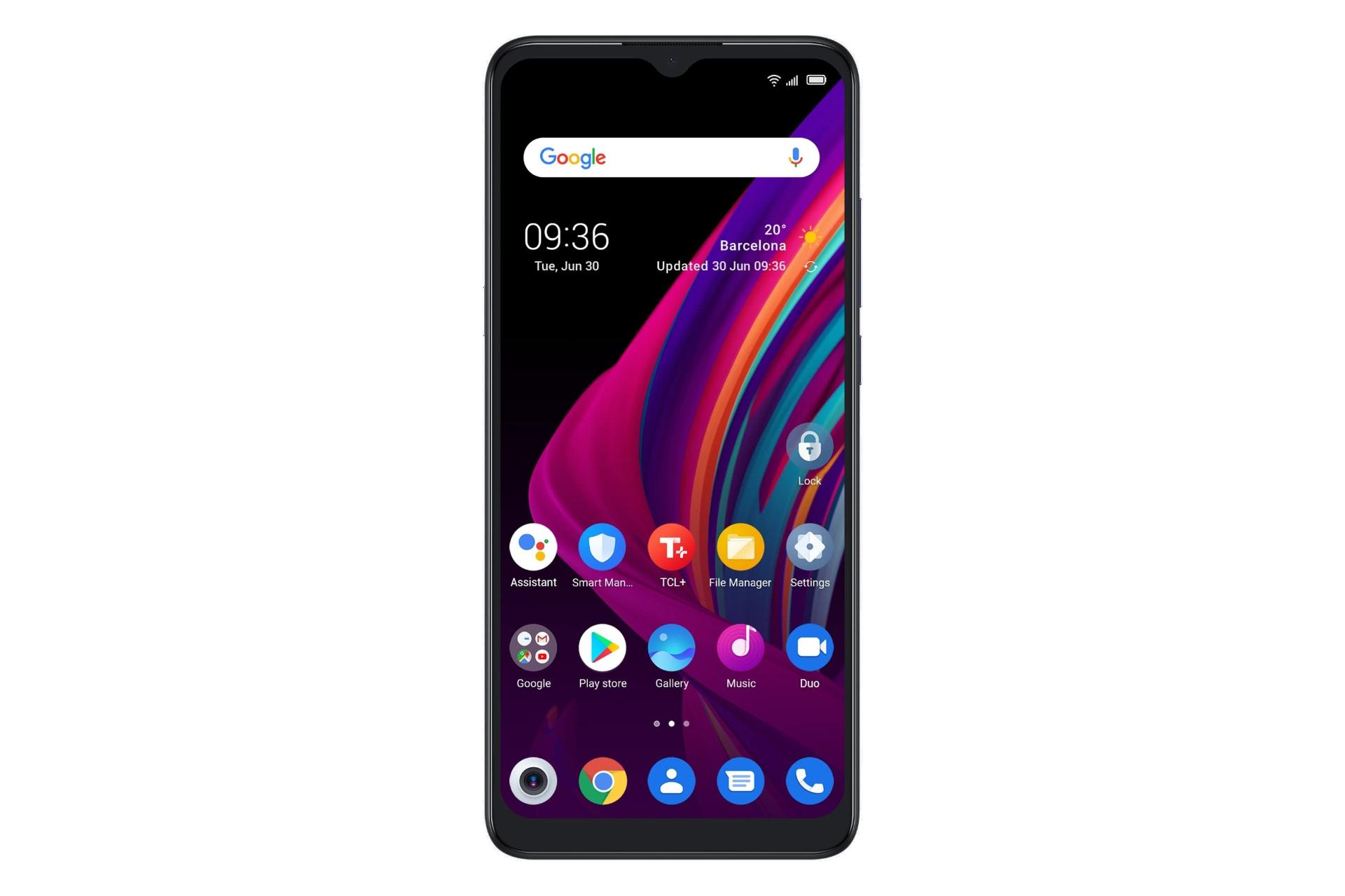 پنل جلو گوشی موبایل تی سی ال TCL 10 SE