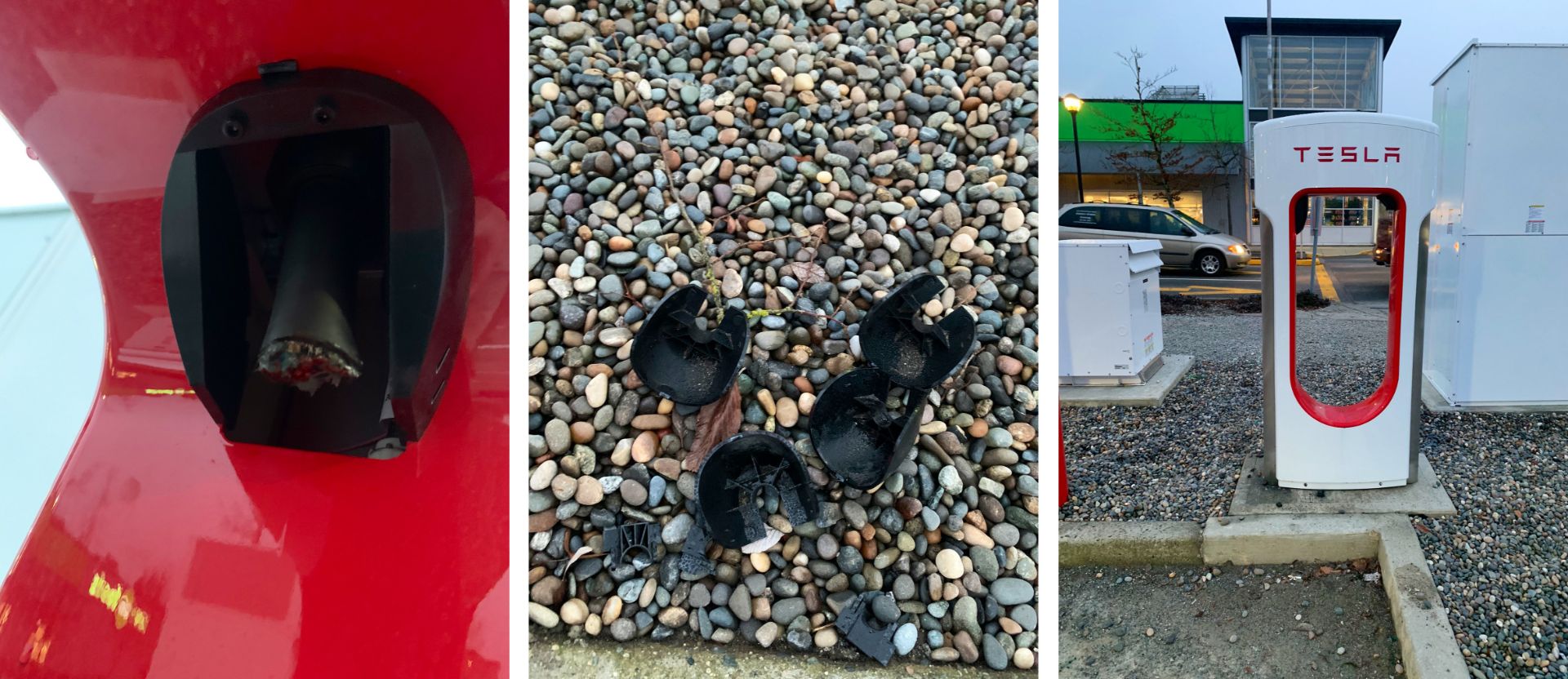 تخریب جایگاه سوپرشارژر خودرو تسلا در کانادا