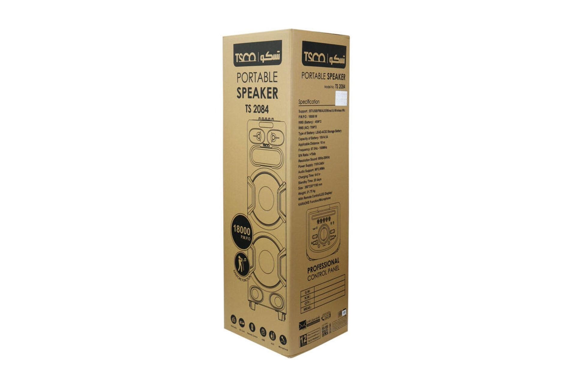 جعبه اسپیکر تسکو TSCO TS 2084