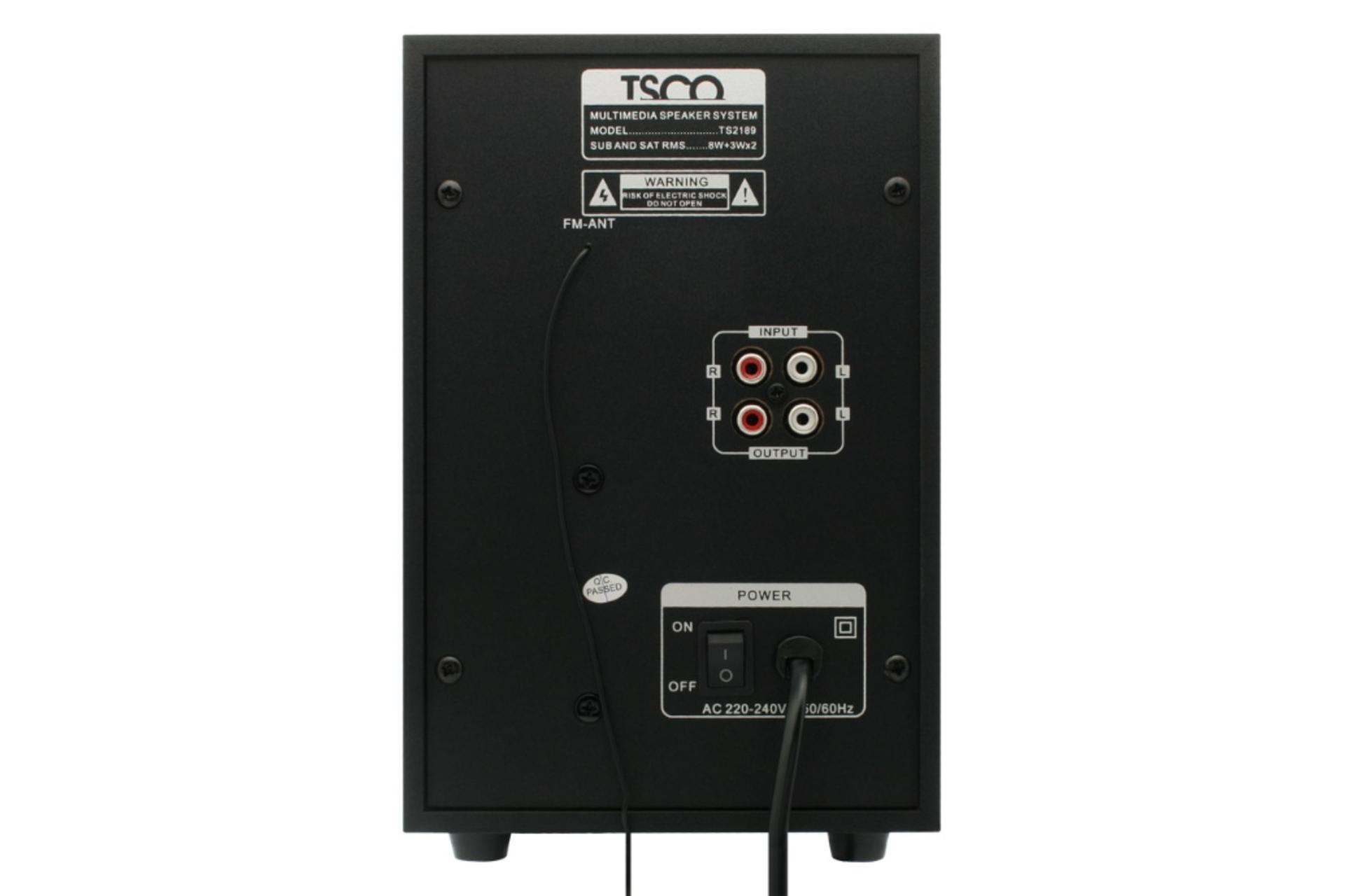 پشت اسپیکر تسکو TSCO TS 2189
