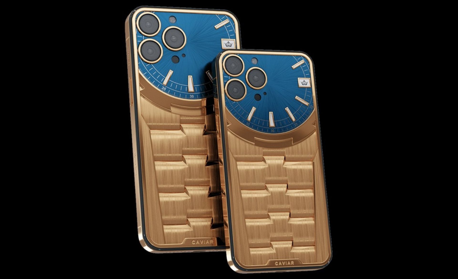 Vacheron Constantin Overseas ساعت کاویار با طلای ۱۸ عیار