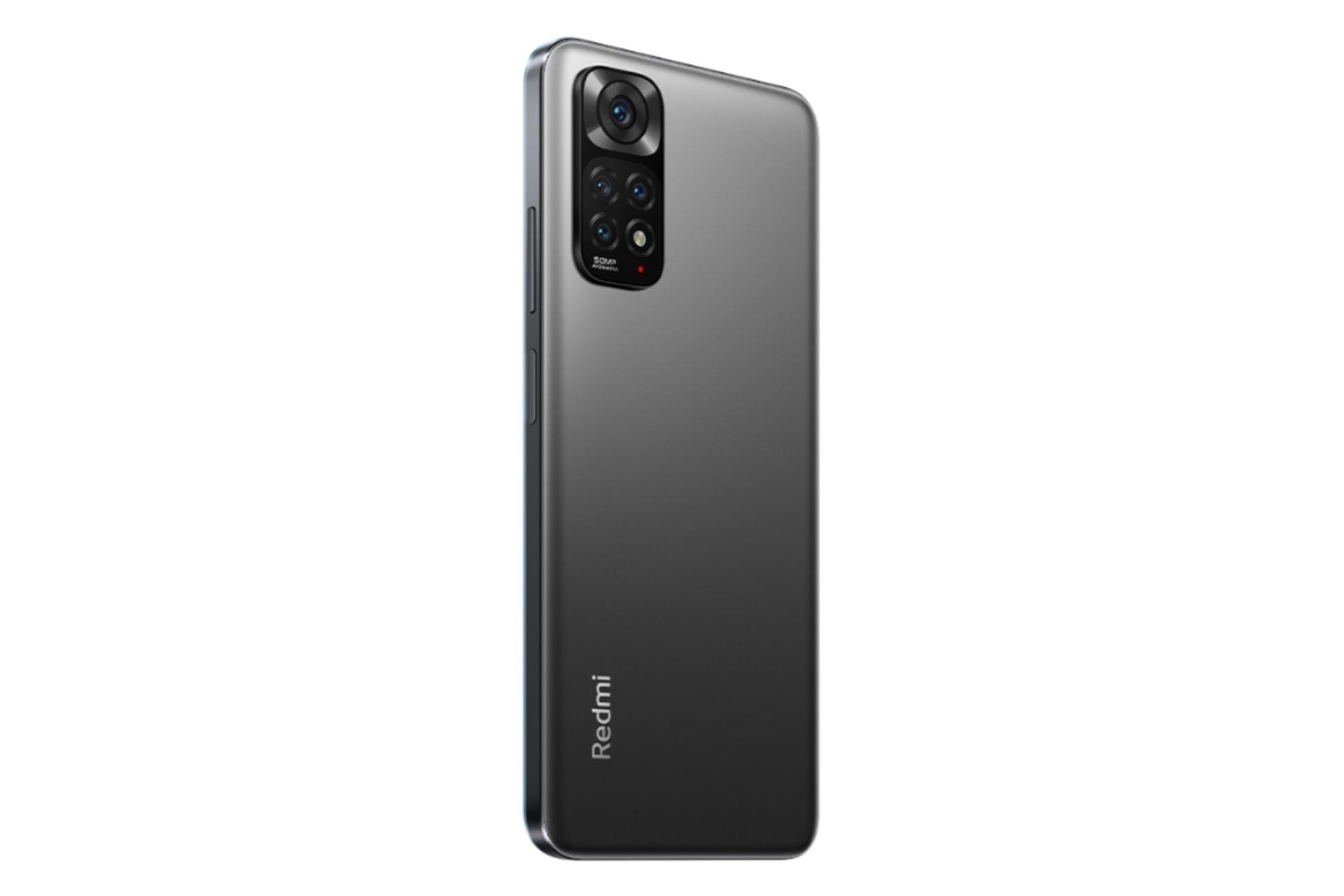 پنل پشت گوشی موبایل ردمی نوت 11 شیائومی نسخه گلوبال / Xiaomi Redmi Note 11 Global خاکستری