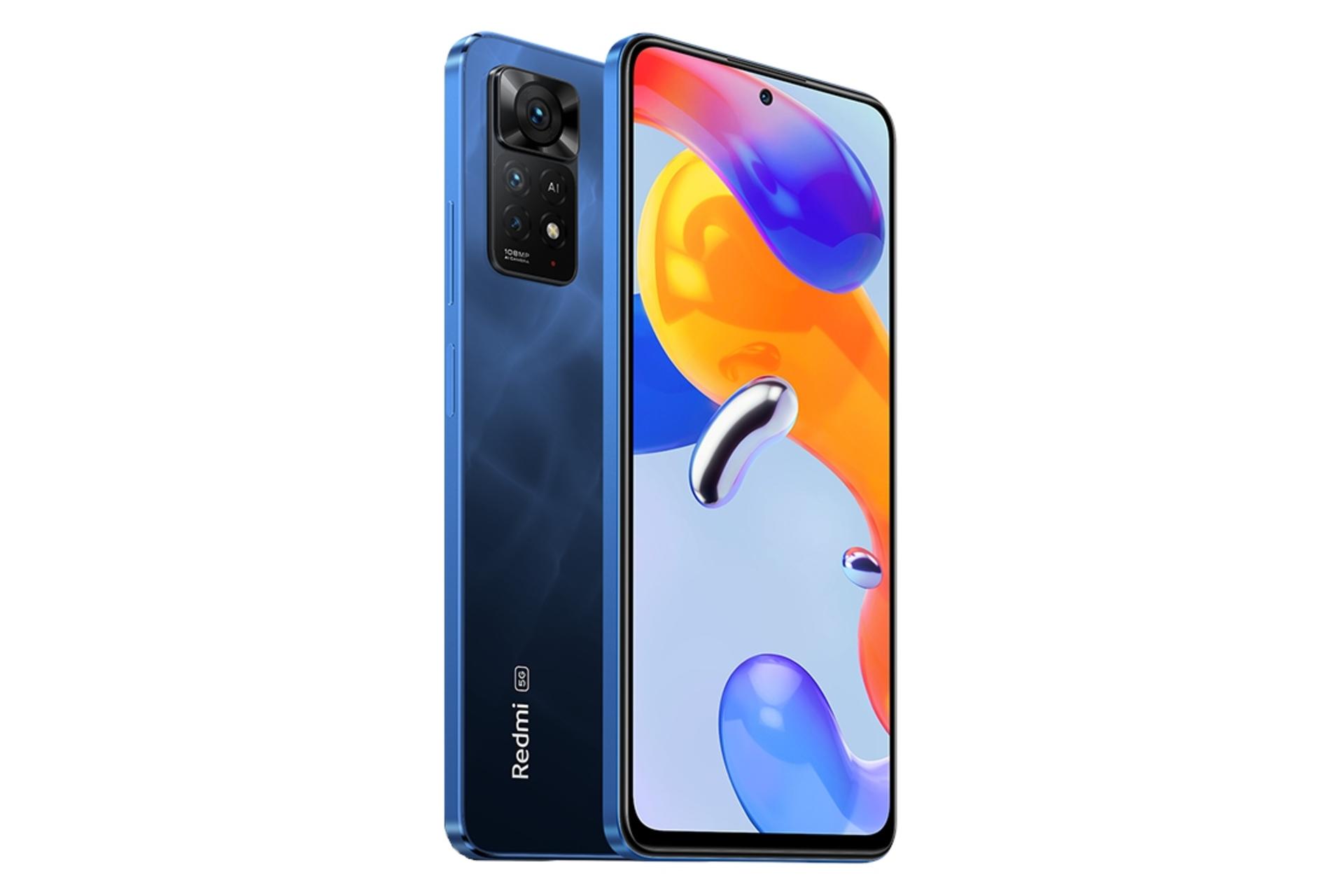 Xiaomi Redmi Note 11 Pro 5G / گوشی موبایل ردمی نوت 11 پرو شیائومی 5G آبی