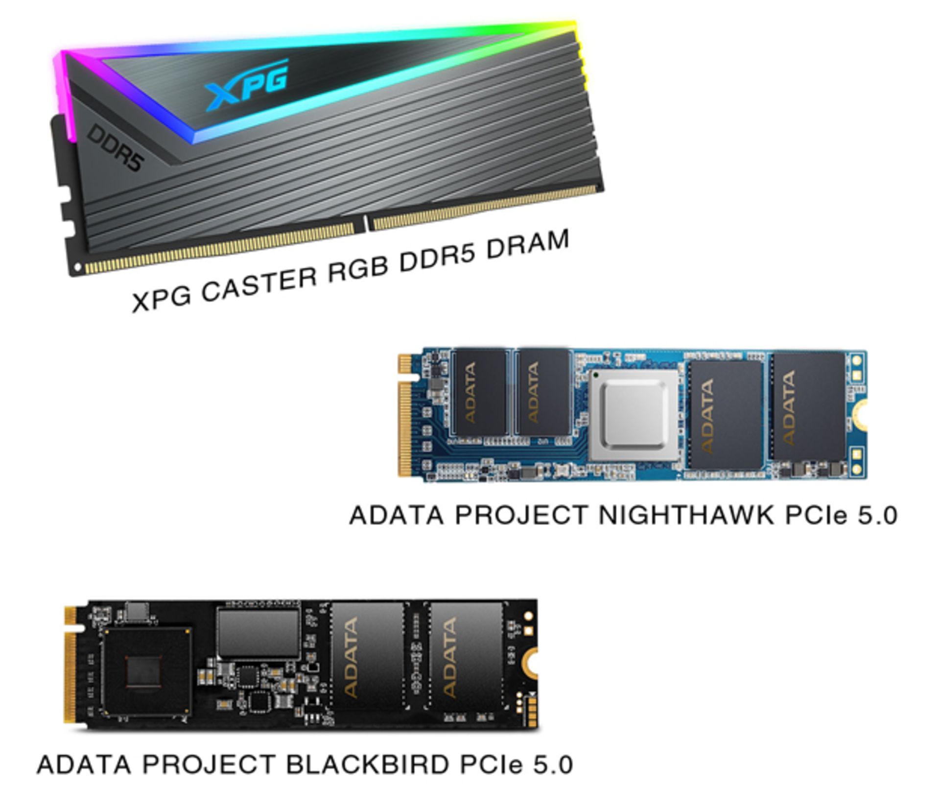 جدیدترین حافظه‌های رم و SSD برندهای ADATA و XPG