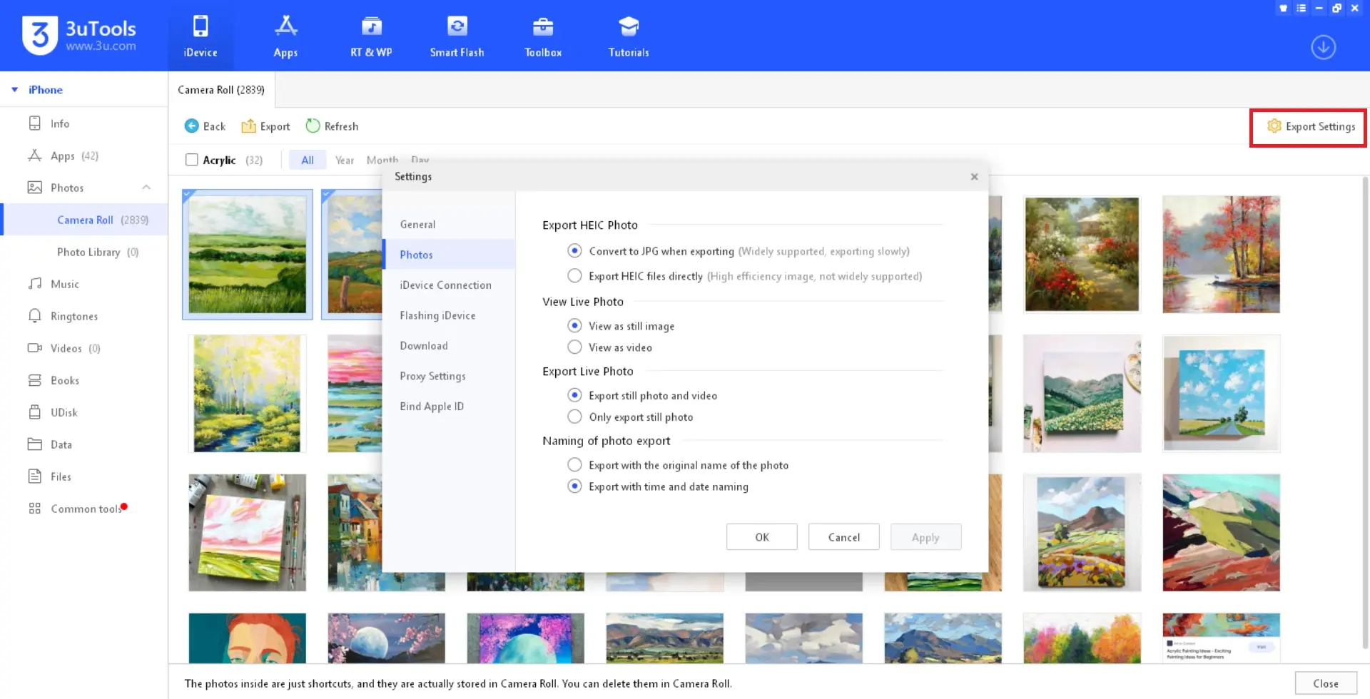 انتقال فایل از آیفون به کامپیوتر با 3utools