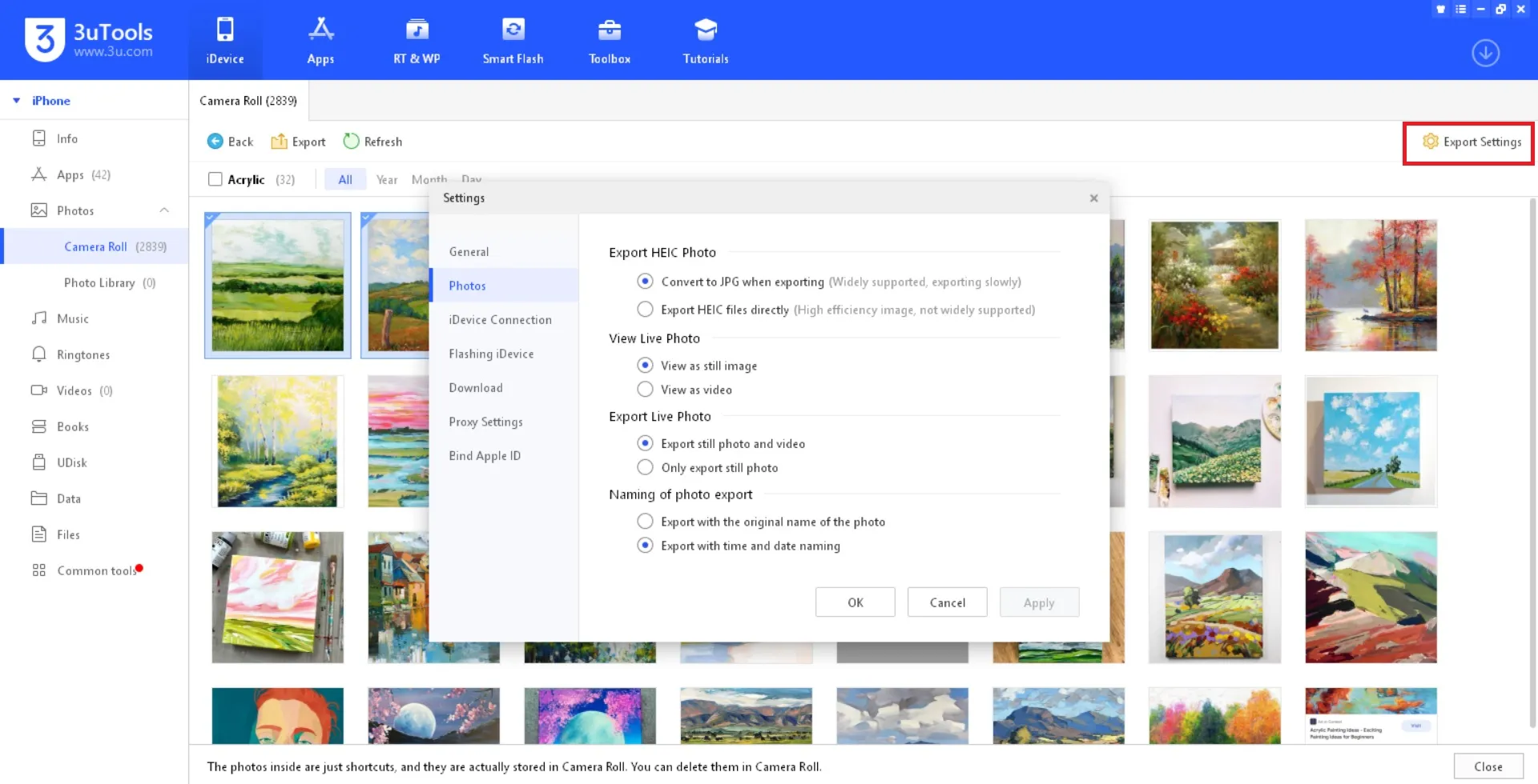انتقال فایل از آیفون به کامپیوتر با 3utools
