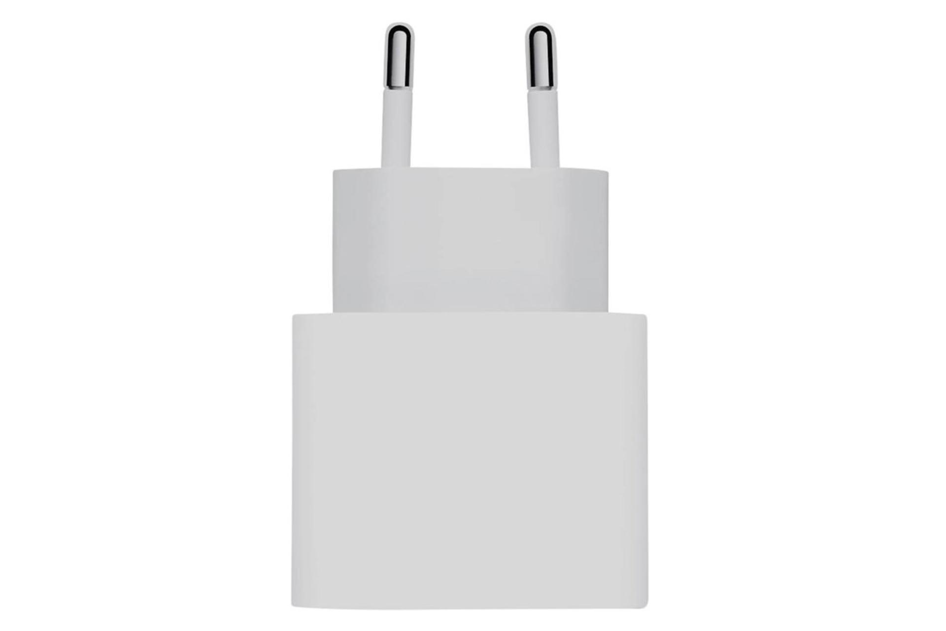 نمای روبرو شارژر اپل MHJE3ZM/A 20W USB-C