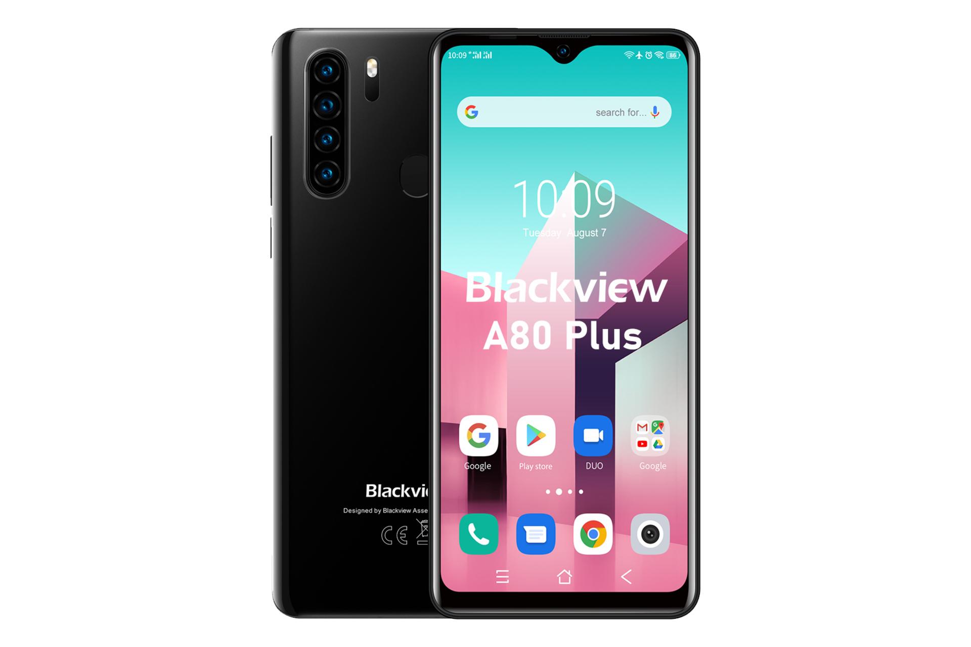 گوشی موبایل A80 پلاس بلک ویو / Blackview A80 Plus مشکی