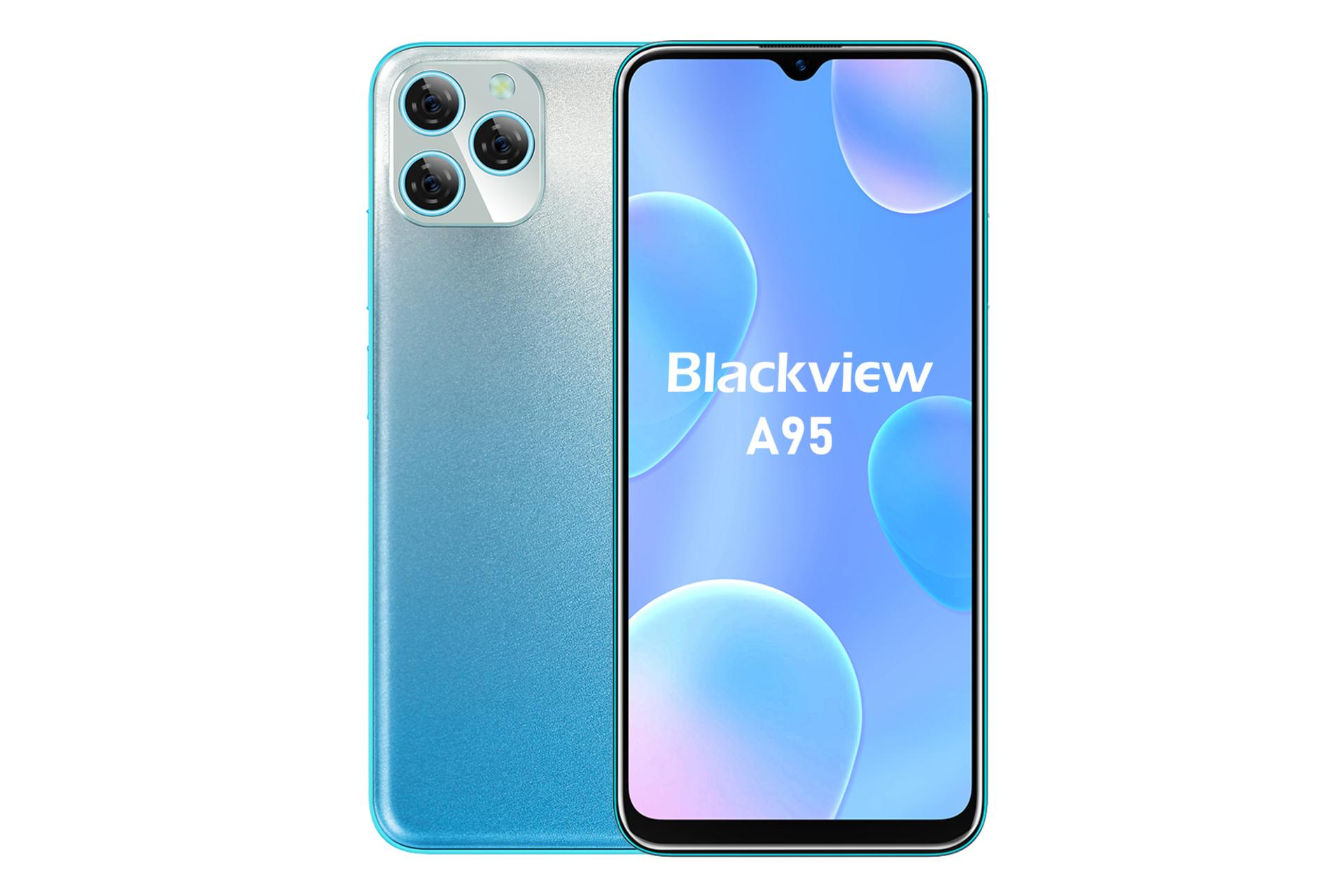 گوشی موبایل بلک ویو Blackview A95 آبی