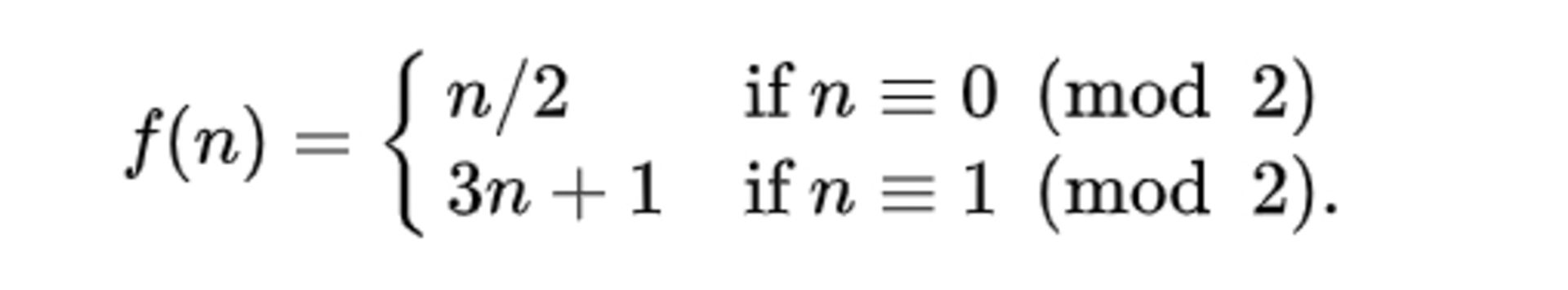 حدس کولاتز / Collatz Conjecture