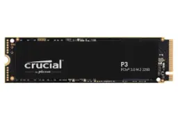 نمای روبرو SSD کروشیال P3 NVMe M.2