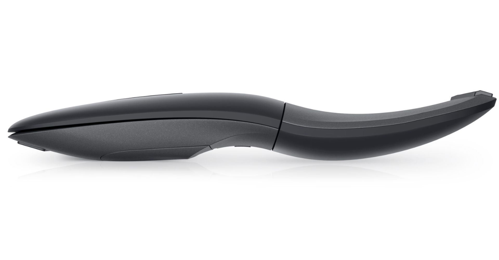 نمای کناری ماوس دل MS700 با انتهای پیچانده شده