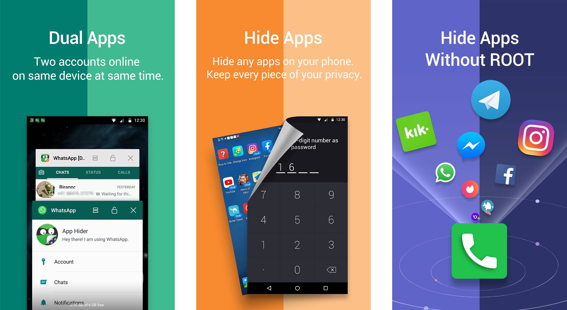 اسکرین شات هایی از محیط نرم افزار dialer lock
