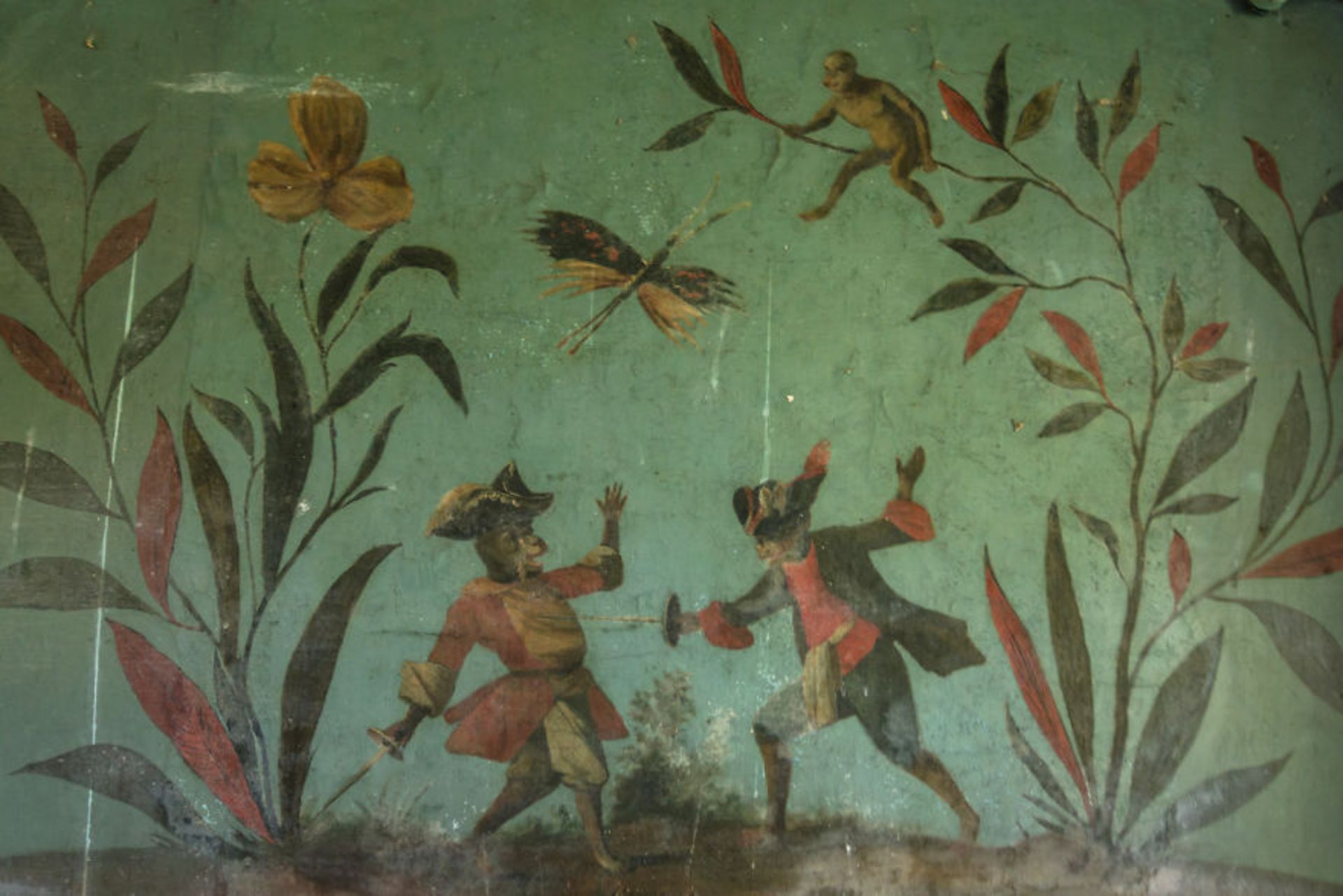 نقاشی‌هایی که در خانه‌ها جا مانده‌اند