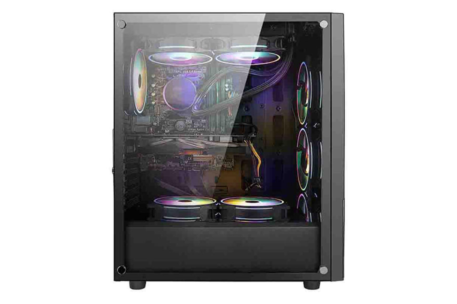 نمای داخل پنل شیشه‌ای سمت چپ کیس کامپیوتر فاطر مدل FG-520X