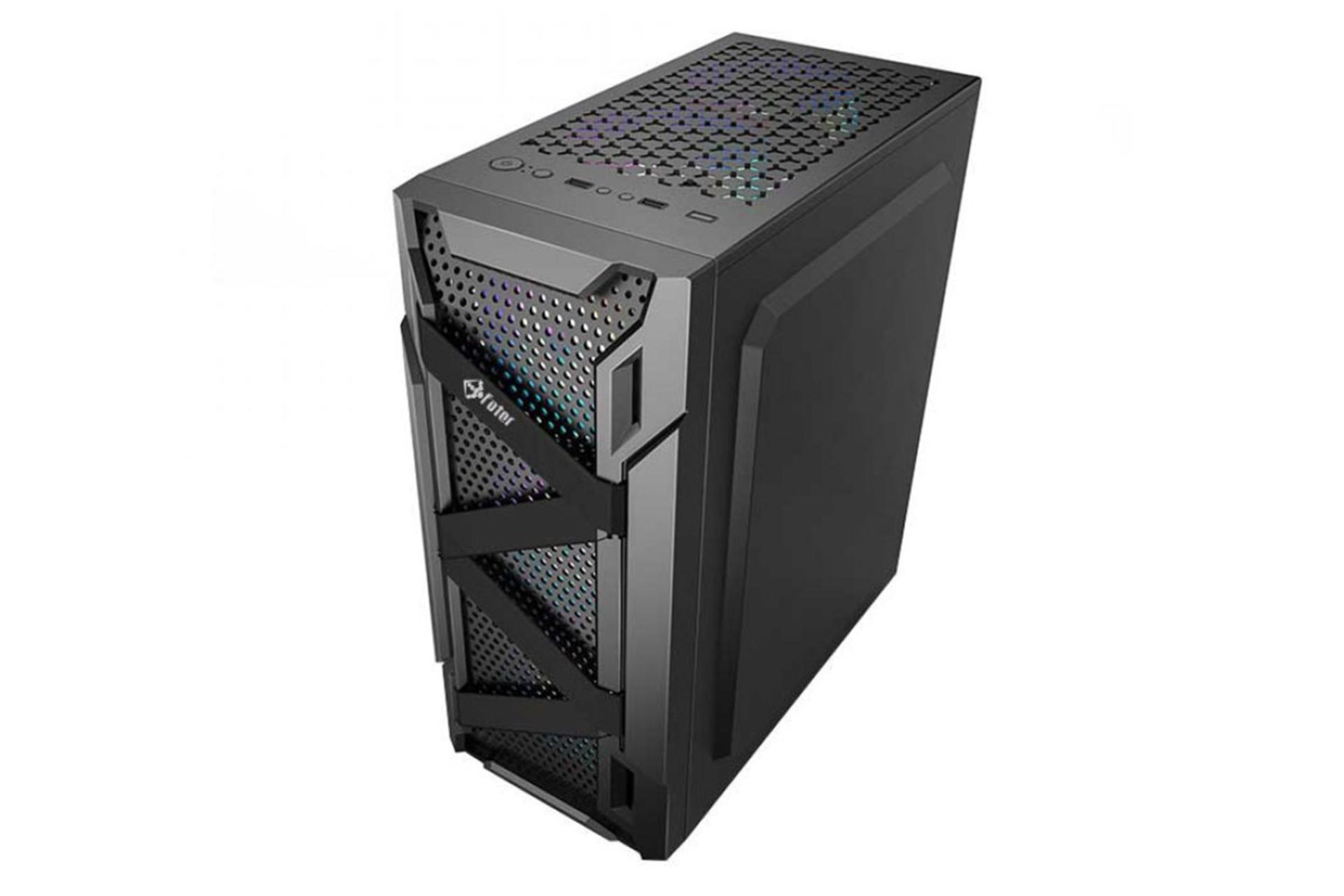 نمای نیم رخ جلو، بالا و سمت راست کیس کامپیوتر فاطر مدل FG-525X