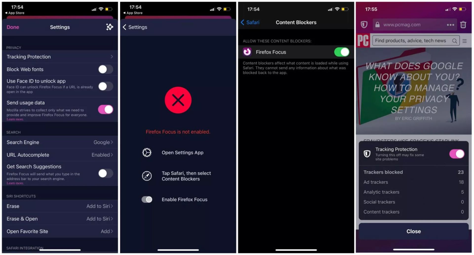 Firefox Focus بهترین اپلیکیشن حذف تبلیغ یوتیوب