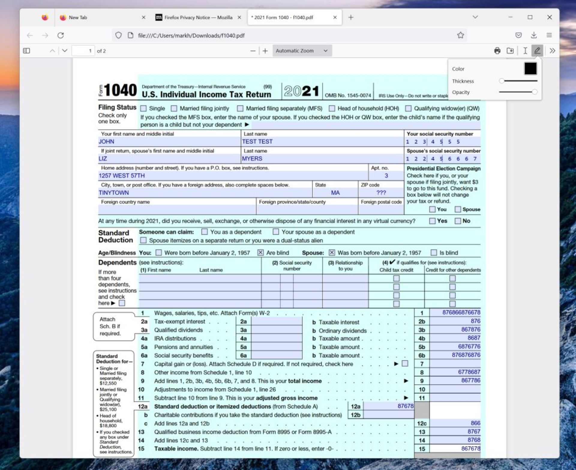 ویرایش PDF در فایرفاکس