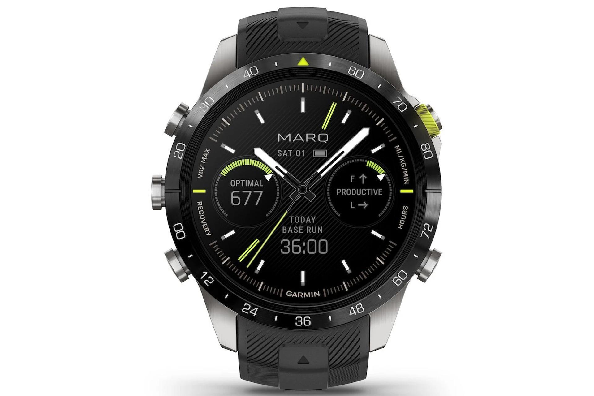 ساعت گارمین Garmin MARQ Athlete از نمای جلو