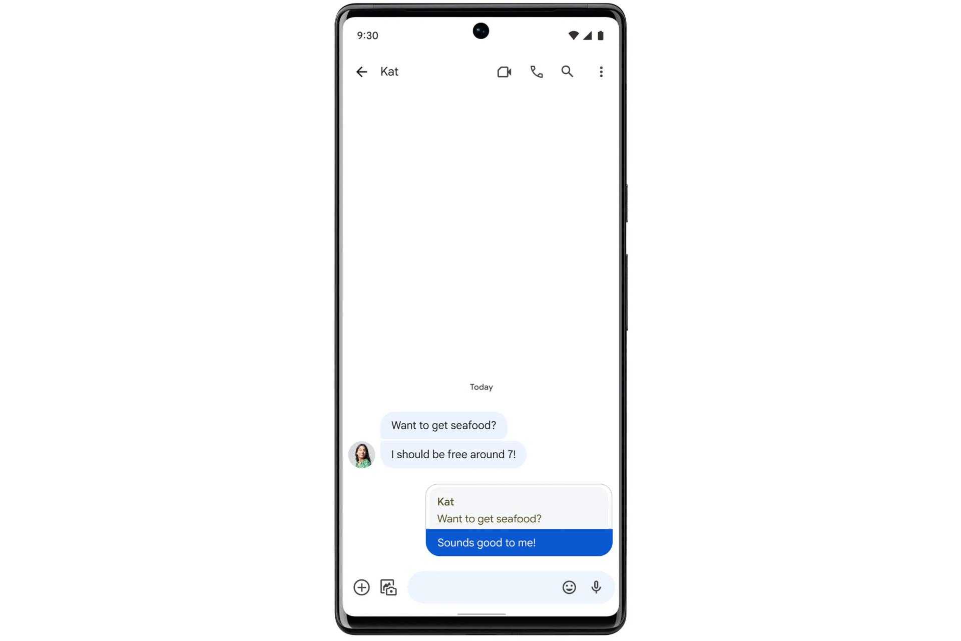 قابلیت ریپلای پیام در نسخه جدید گوگل مسیج Google Messages