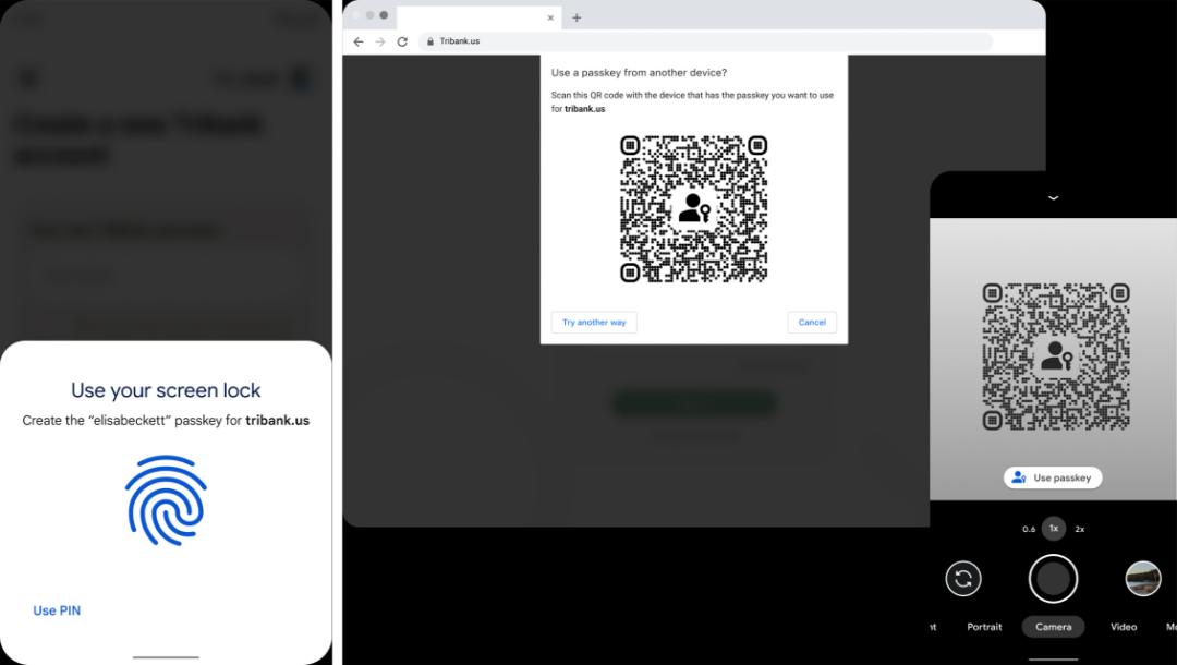 روش استفاده از کلید عبور Passkey در اندروید