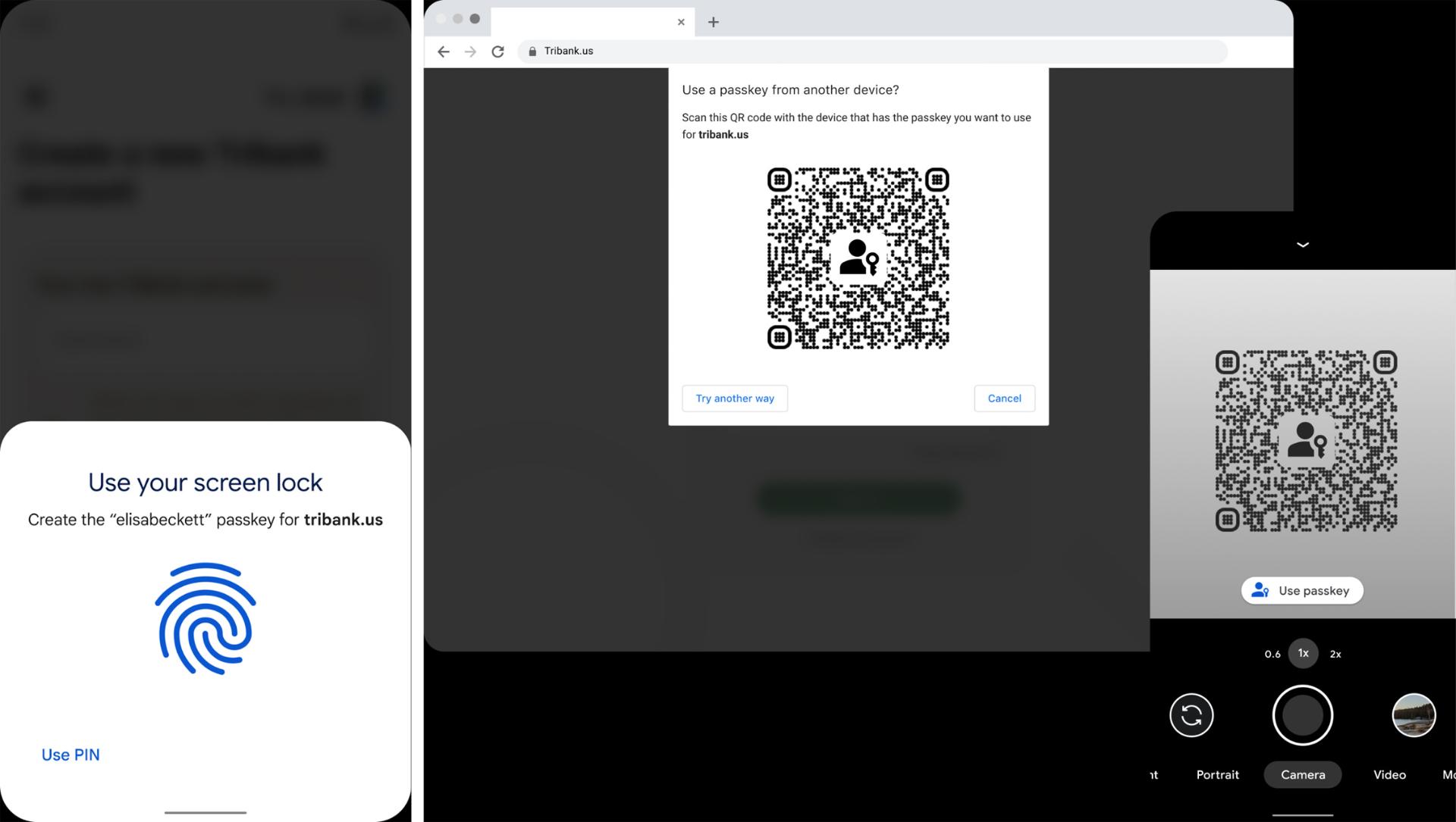 روش استفاده از کلید عبور Passkey در اندروید