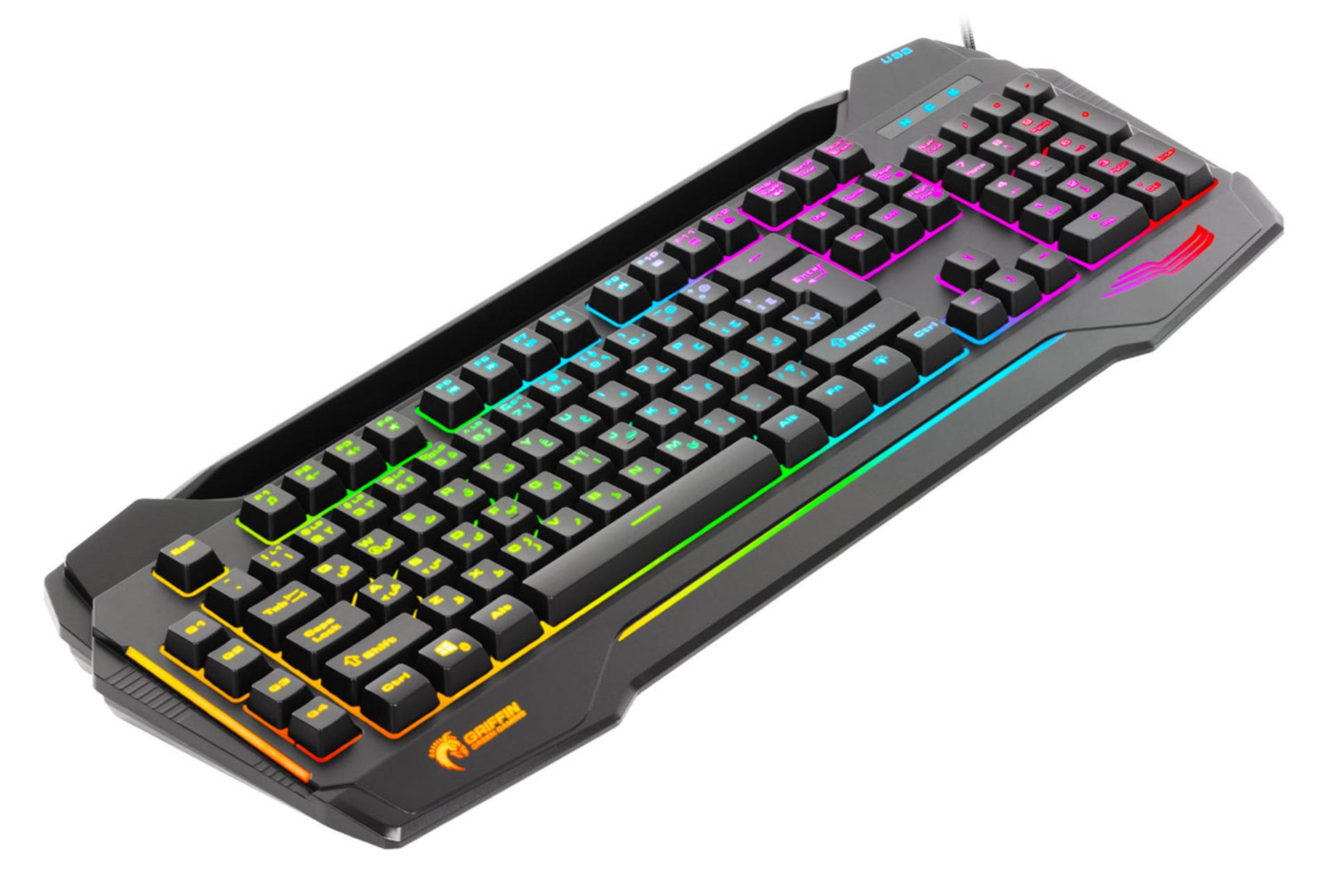نمای چپ کیبورد گرین GK702-RGB