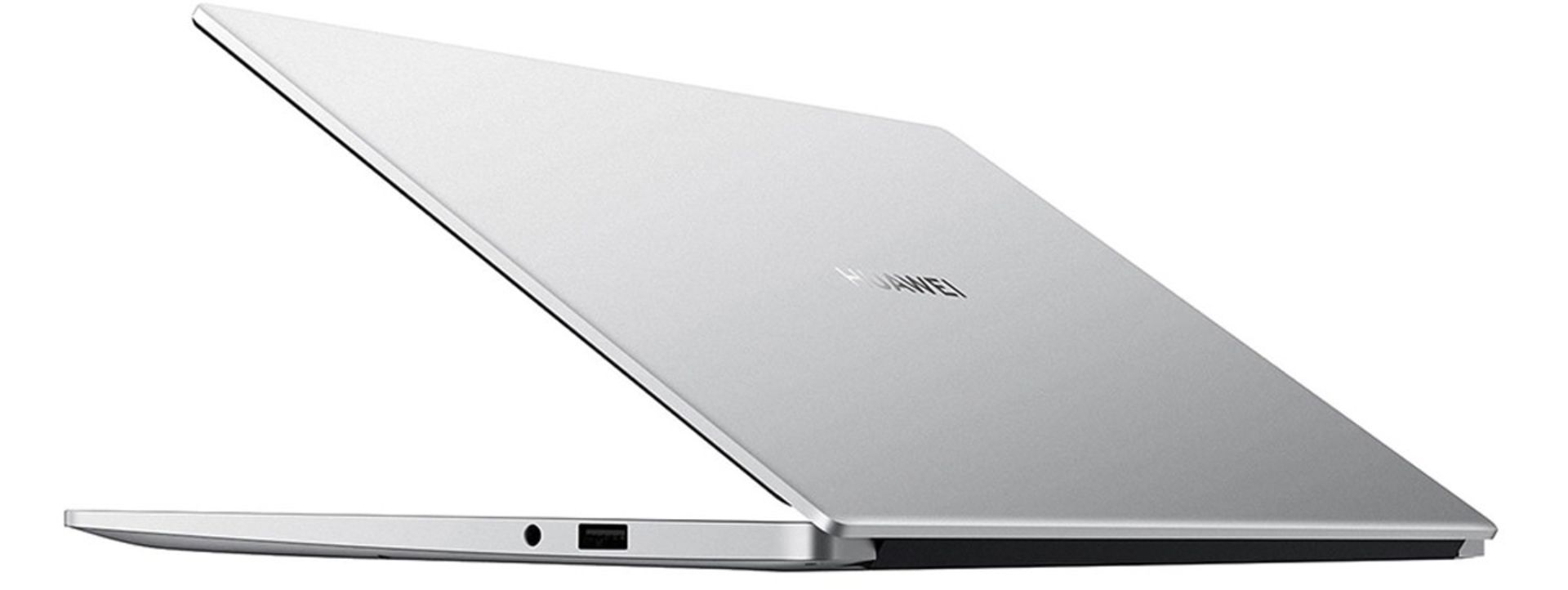 لپ تاپ هواوی Huawei Matebook D 14 SE آلدر لیک در حالت نیمه باز