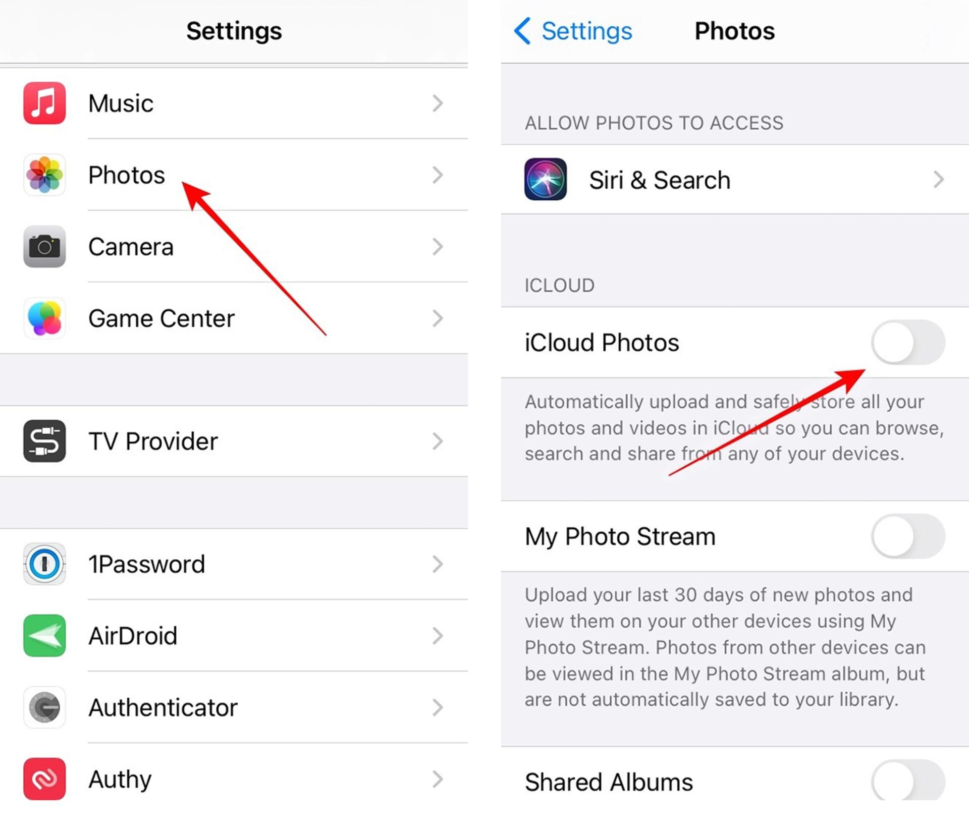 ۲-انتقال فایل از آیفون به کامپیوتر از طریق iCloud Drive