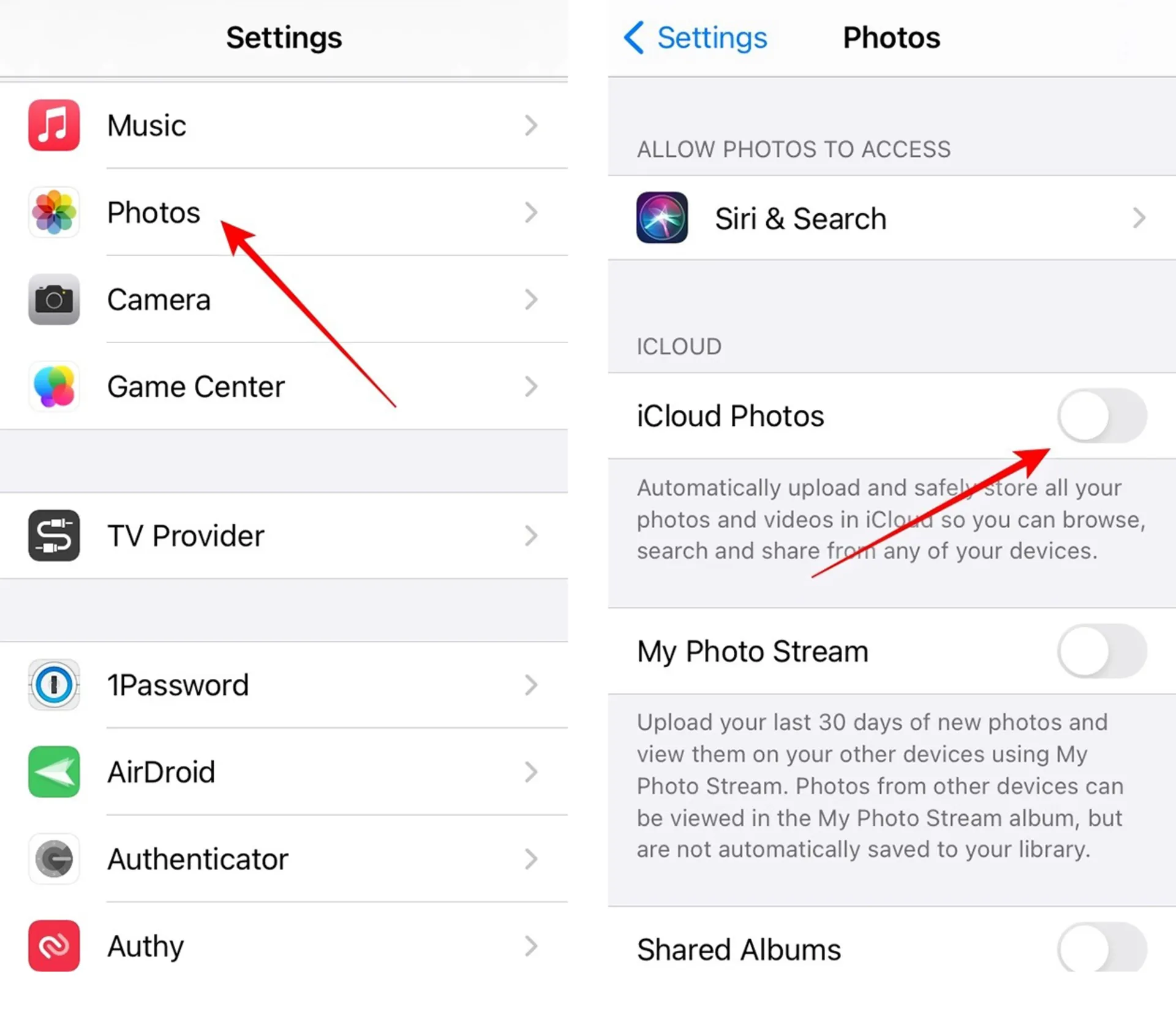 ۲-انتقال فایل از آیفون به کامپیوتر از طریق iCloud Drive