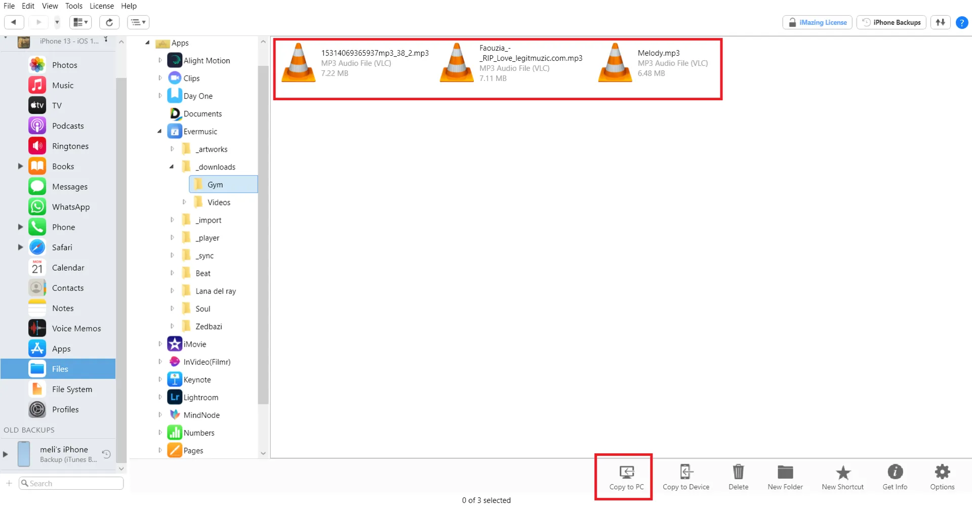انتقال فایل از آیفون به کامپیوتر با iMazing