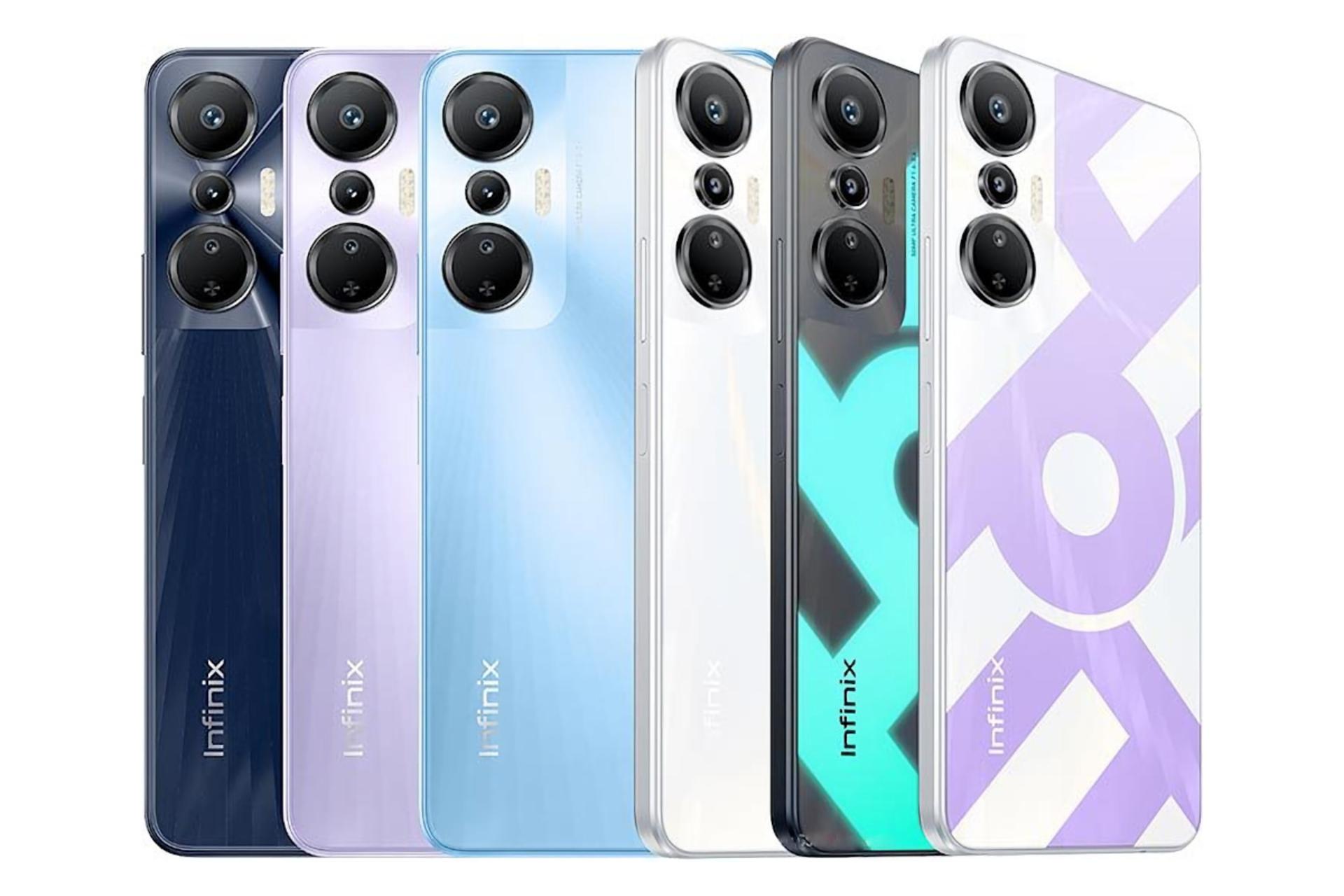 رنگ های مختلف گوشی موبایل Hot 20S اینفینیکس / Infinix Hot 20S