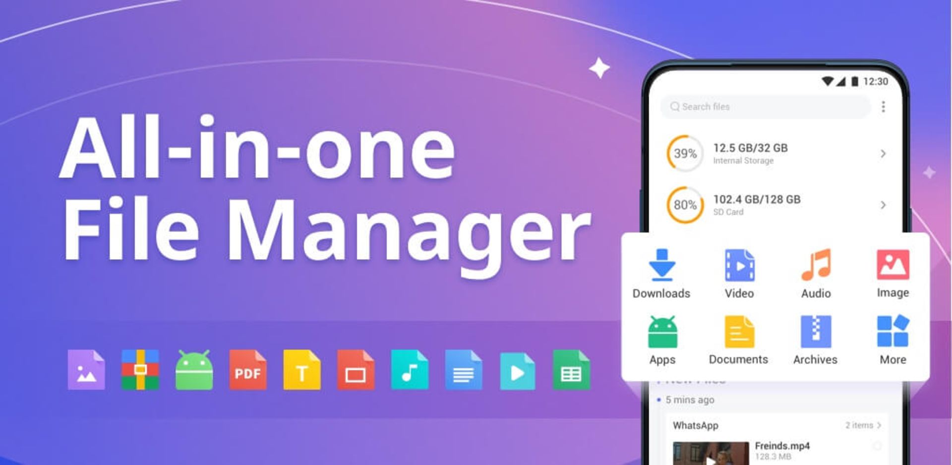 برنامه مدیریت فایل inShot File Manager