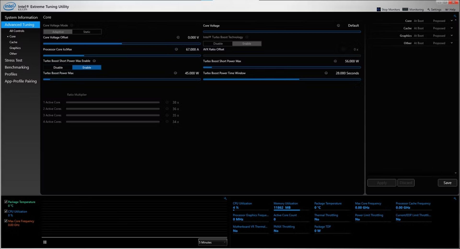 ابزار Intel Extreme Tuning Utility (Intel XTU) برای اورکلاک