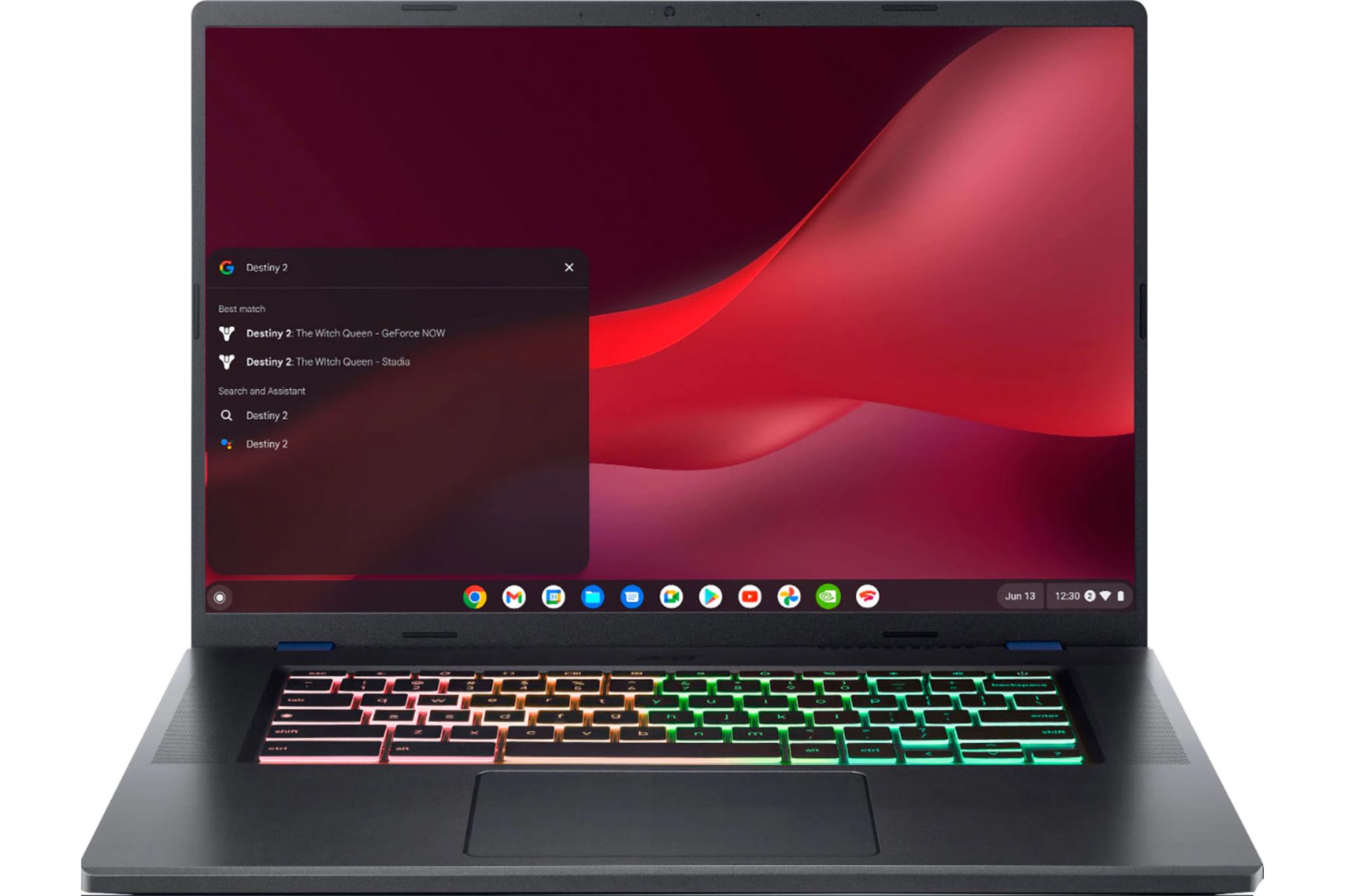 نمای روبه روی ایسر Chromebook 516GE