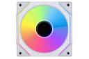 نمای روبرو فن کیس لیان لی UNI FAN SL-INF 120 RGB با نورپردازی