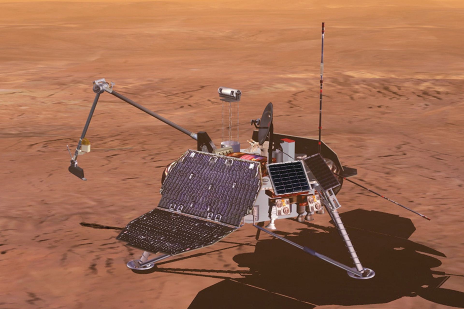 قطب‌نشین مریخ / mars polar lander