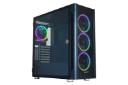 نمای نیم رخ جلو و پنل شیشه‌ای سمت چپ کیس کامپیوتر مستر تک S500