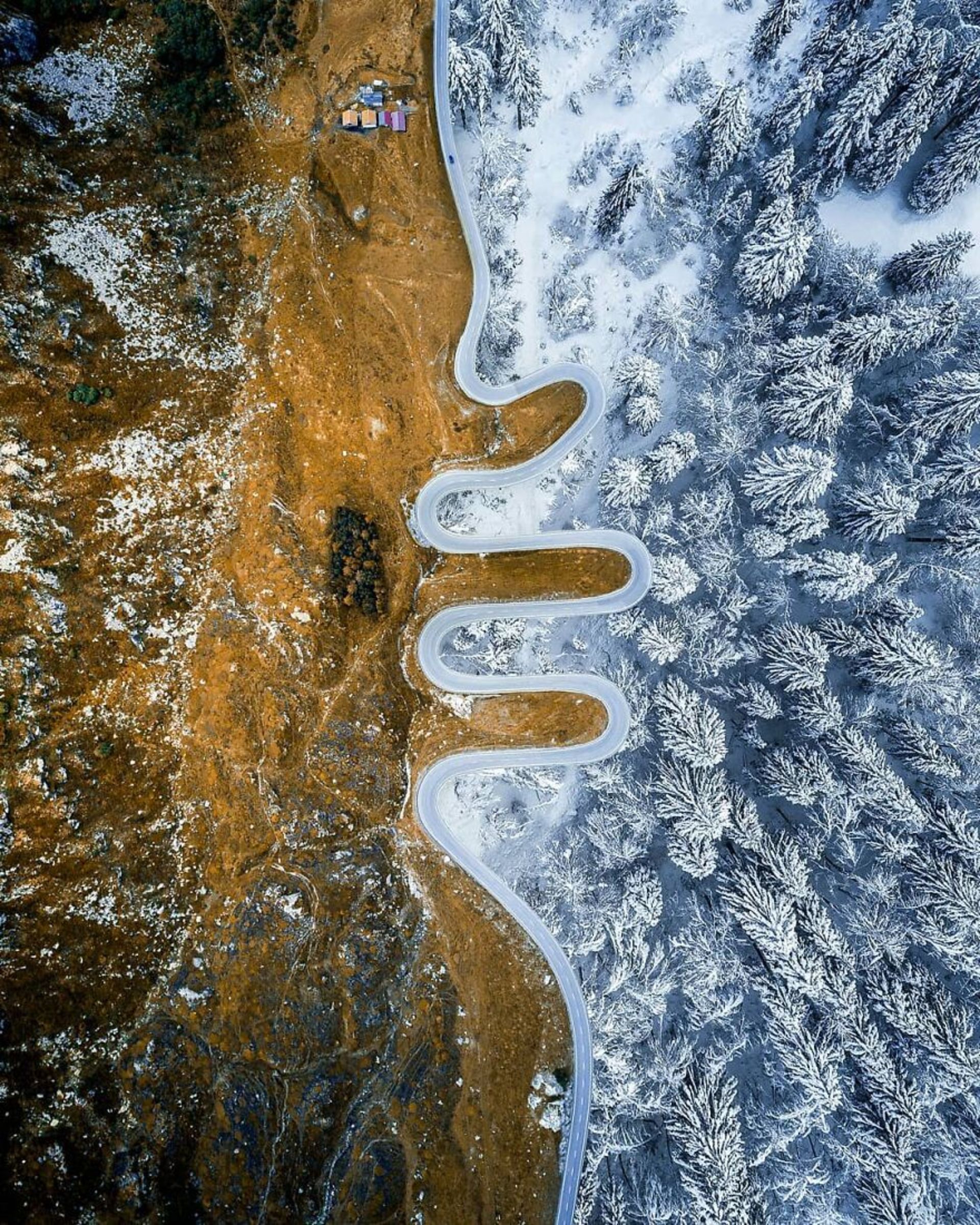 عکاسی هوایی از مناظر طبیعی