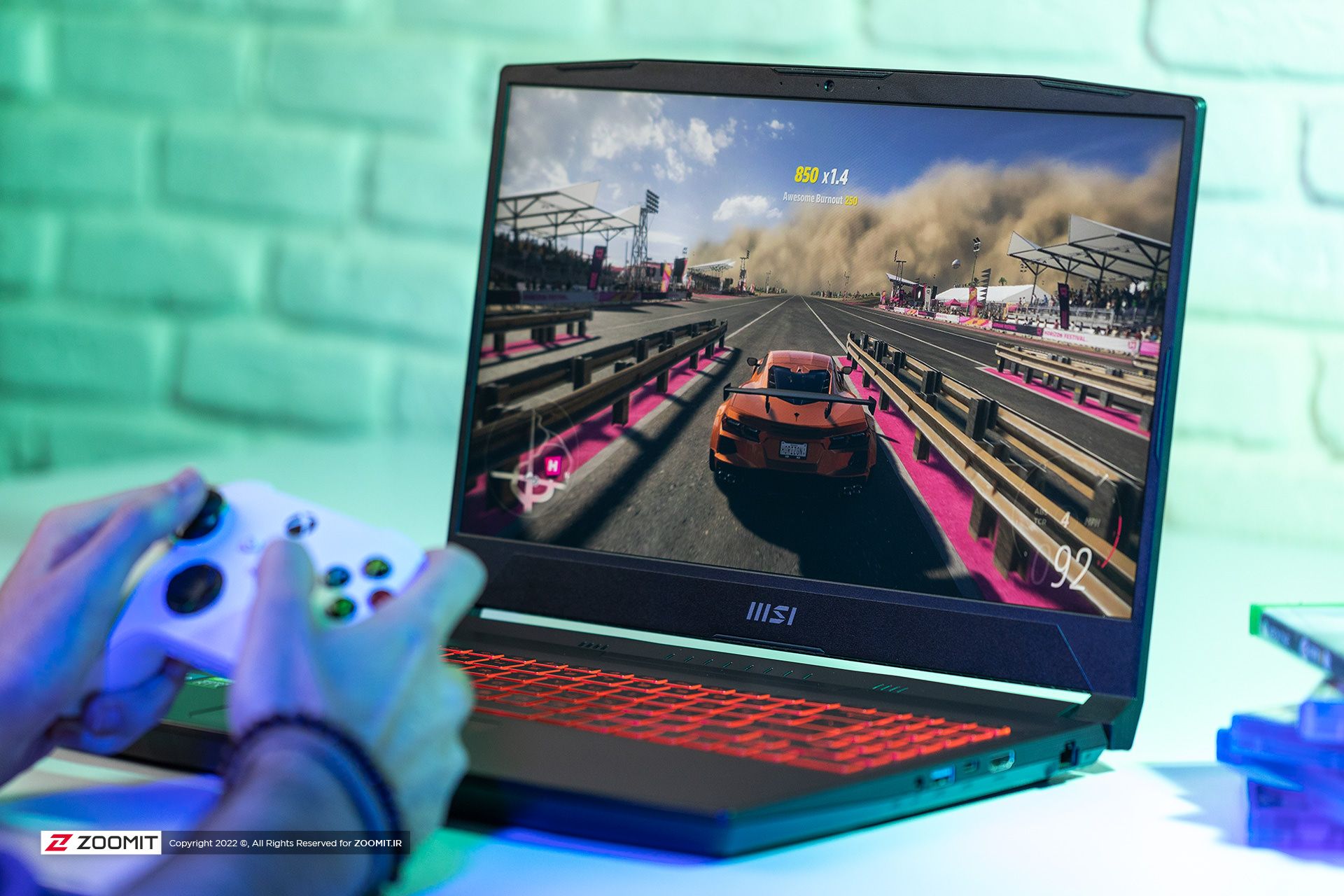 گیمینگ با لپ‌تاپ Katana GF66 ام‌اس‌آی