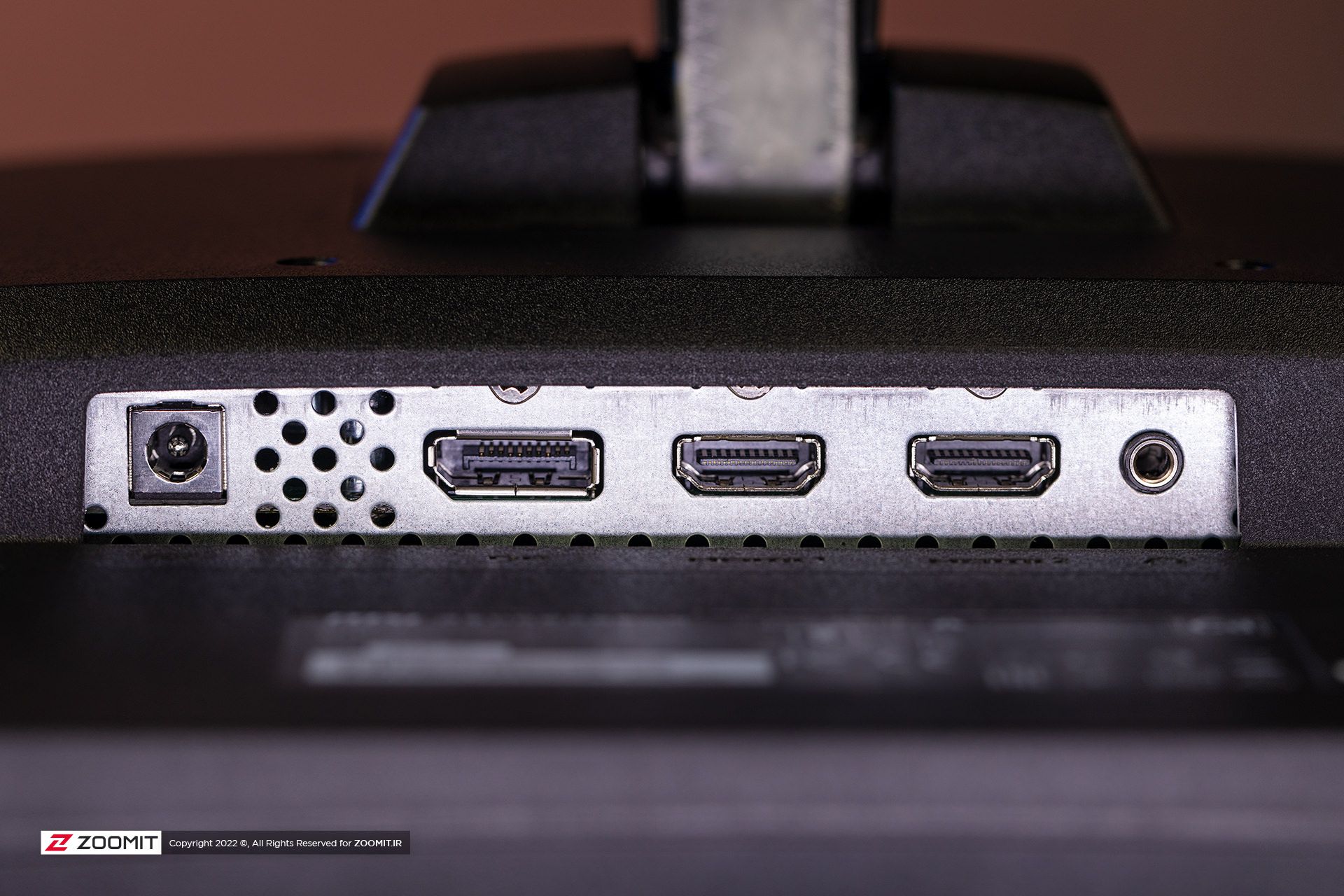 پورت‌های مانیتور خمیده Optix G27CQ4 ام‌اس‌آی