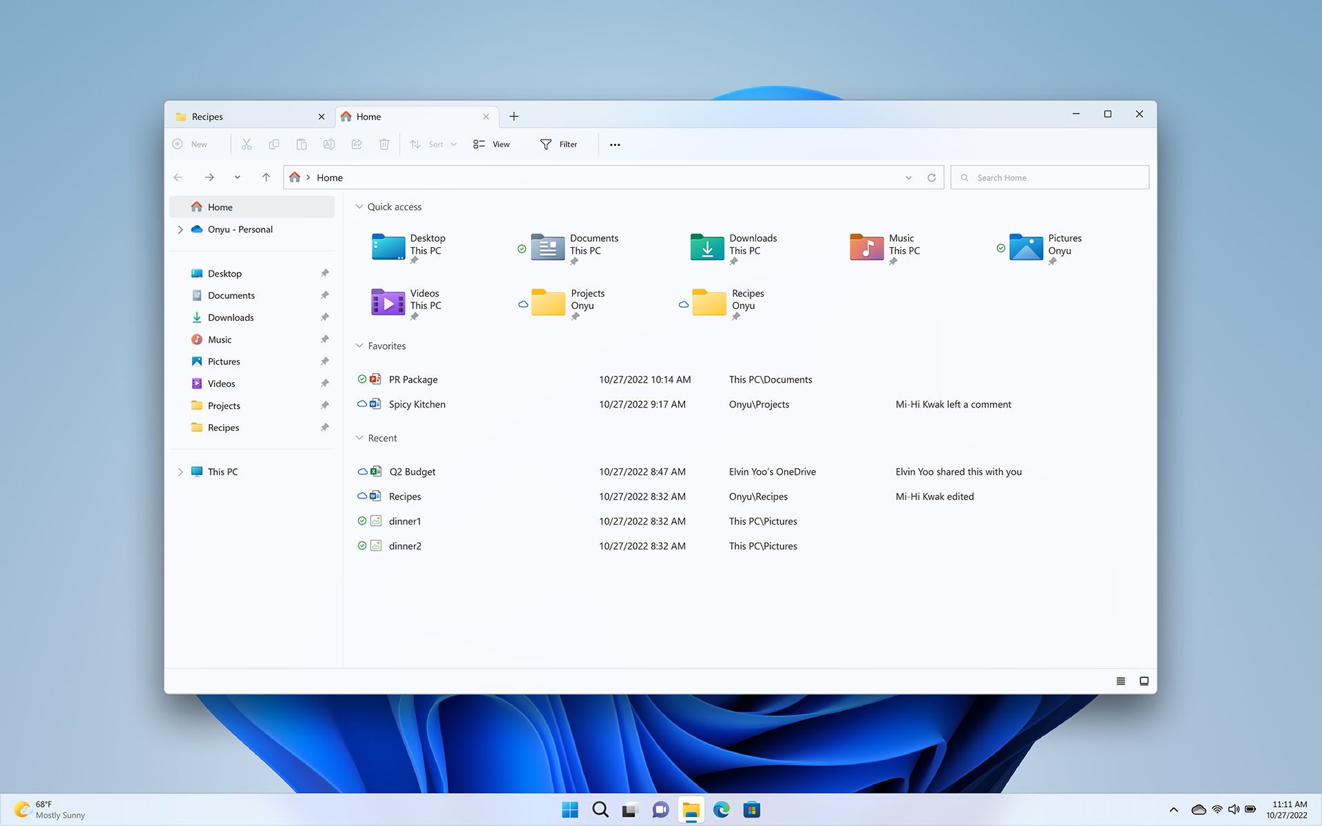 نسخه جدید فایل اکسپلورر File Explorer با تب