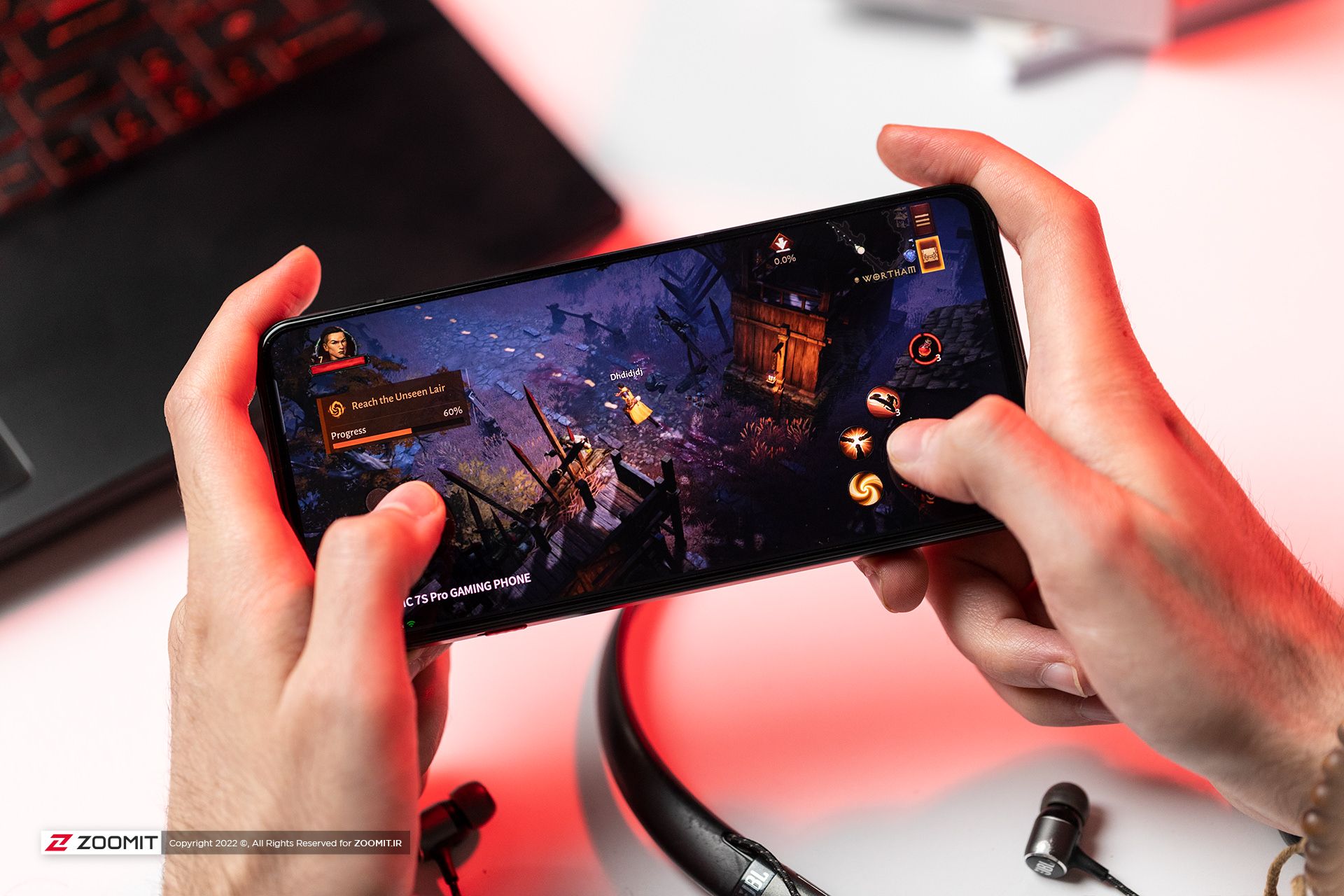 بازی با نوبیا رد مجیک 7S Pro