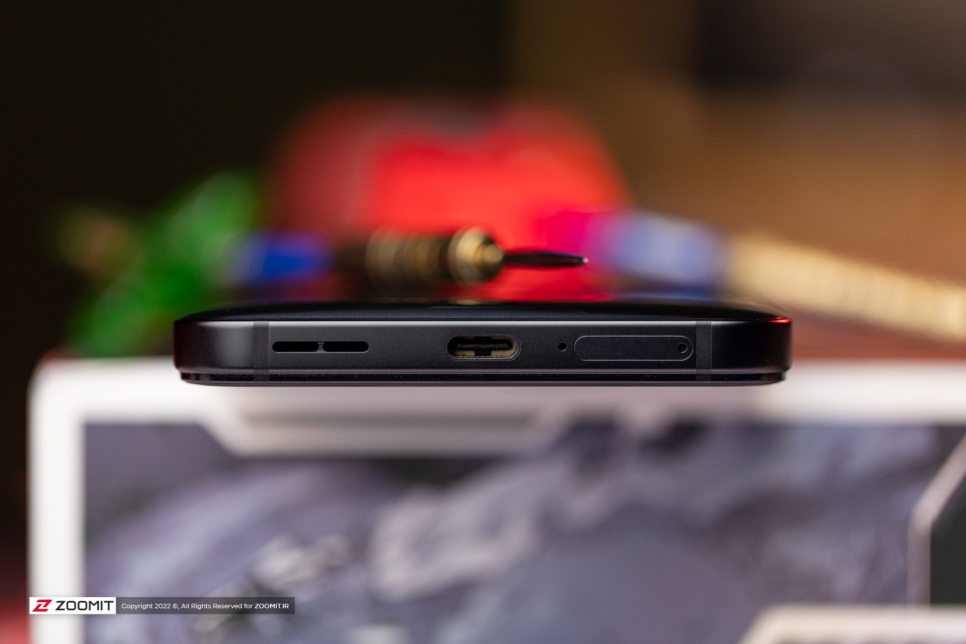 درگاه‌های بخش پایین فریم نوبیا رد مجیک 7S Pro