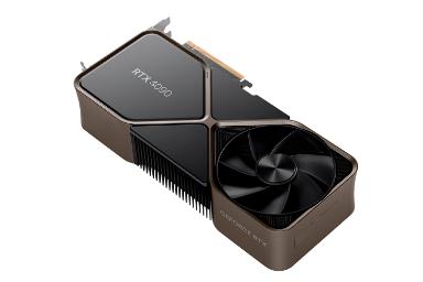 کارت گرافیک انویدیا جی فورس RTX 4090 از نمای بالا